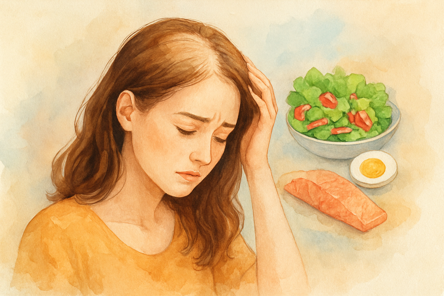 なぜ栄養不足で女性は薄毛になりやすいのでしょうか