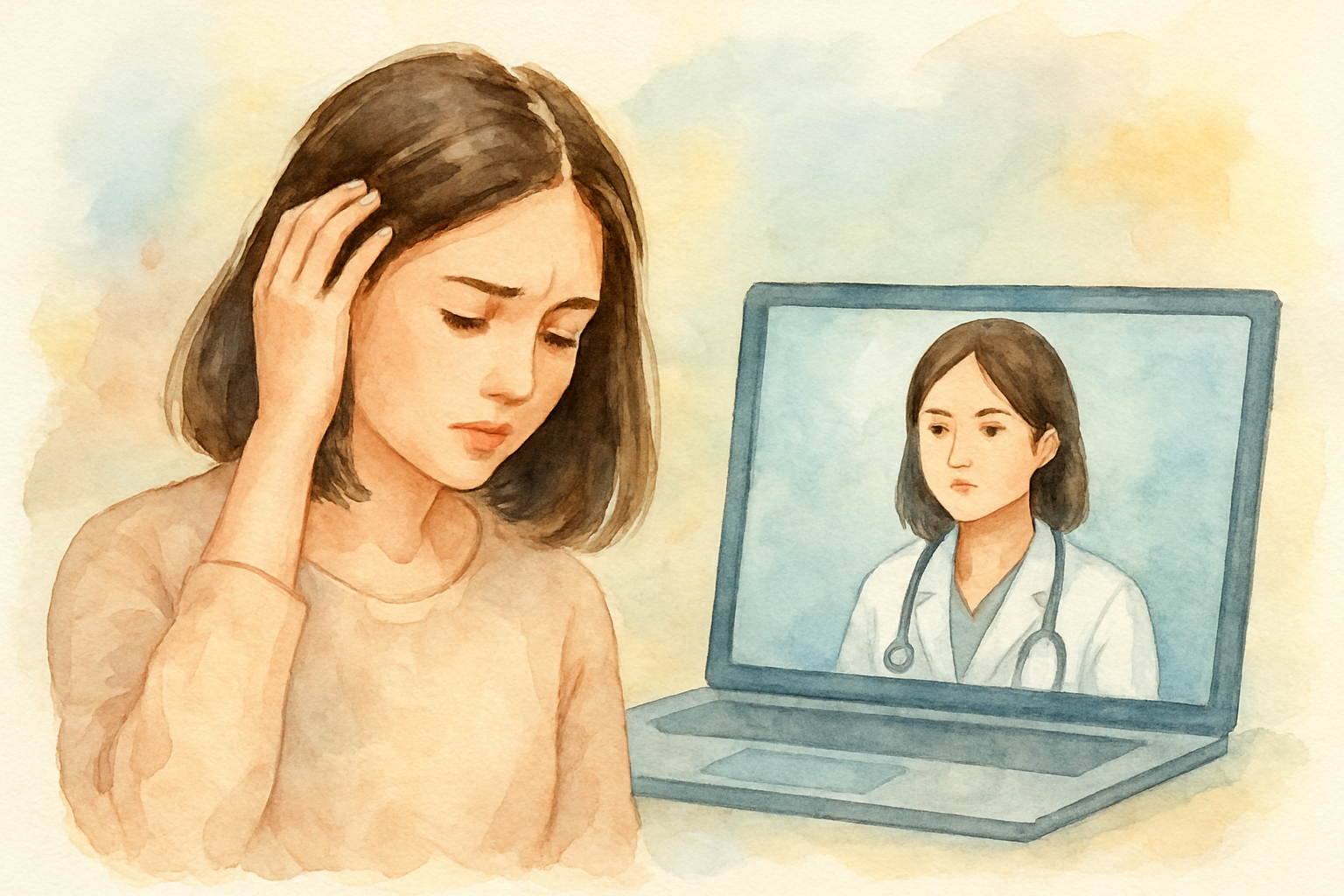 オンライン診療で女性の薄毛治療を始める前に知っておきたいこと
