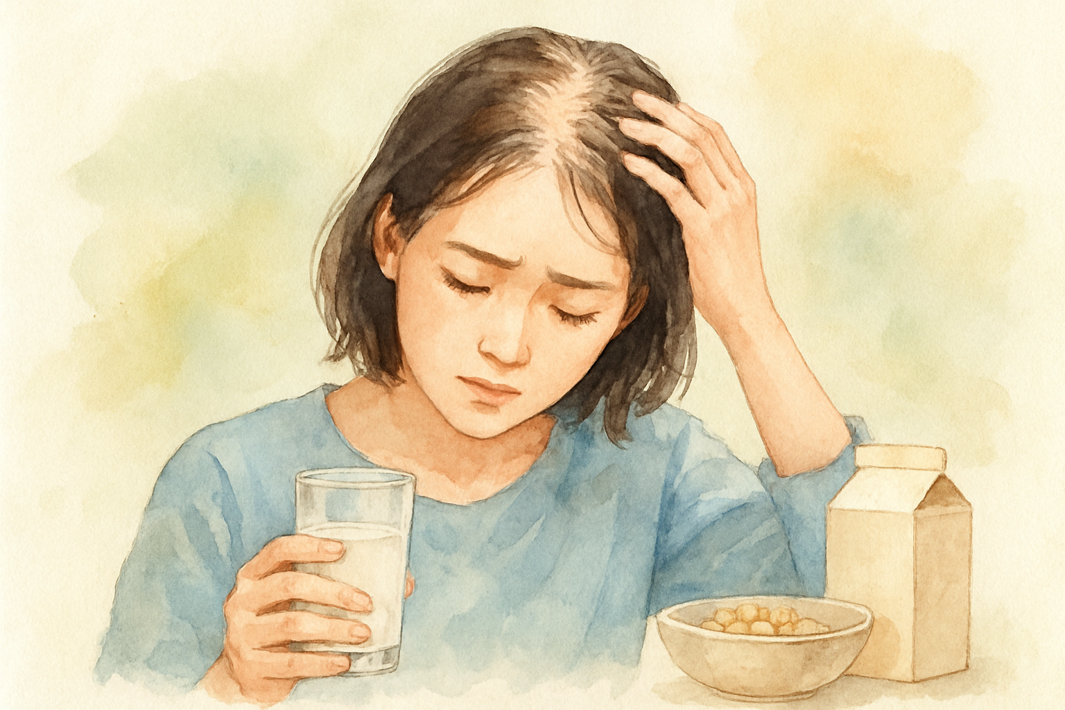 豆乳を取り入れた具体的な薄毛対策の例