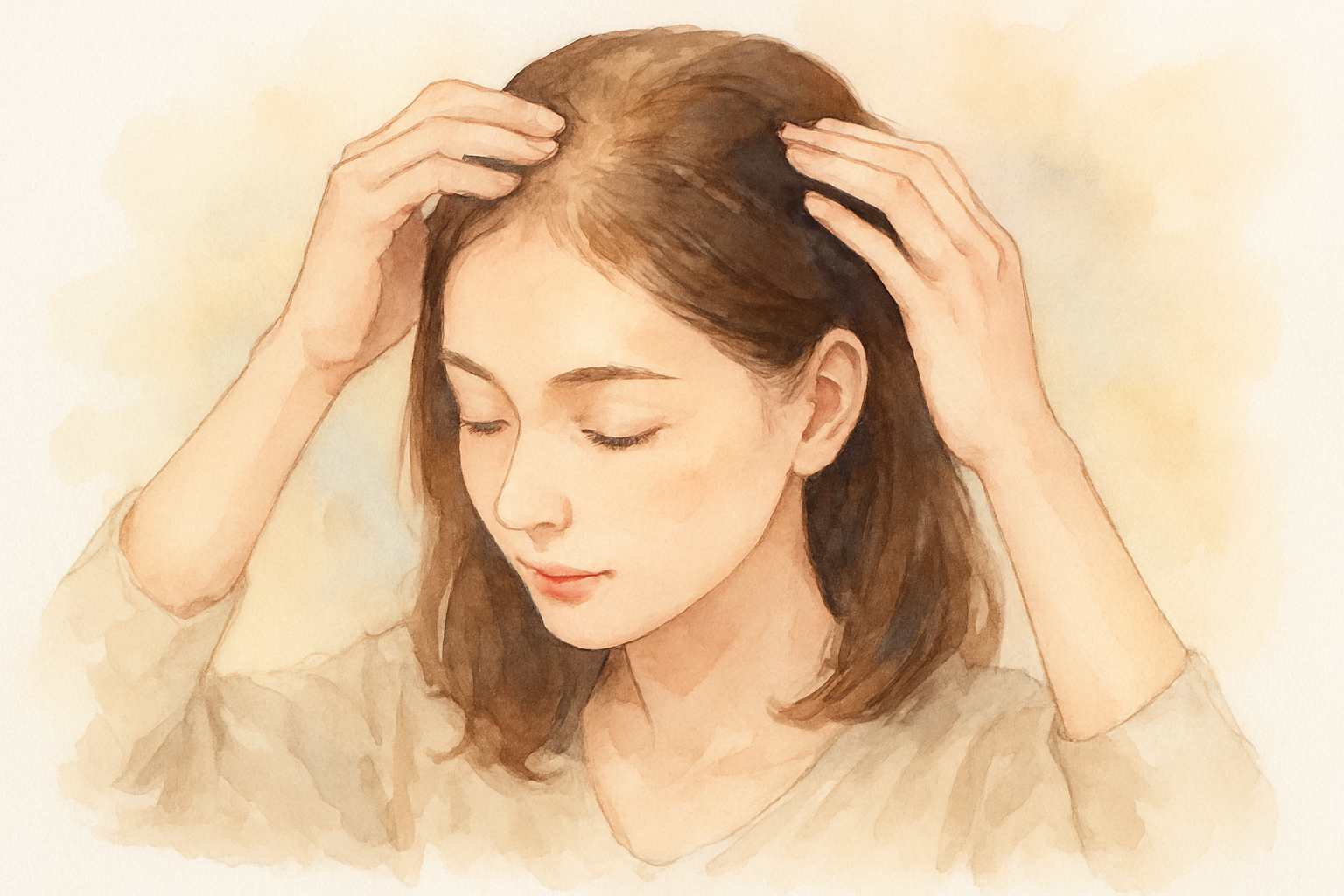 部分ウイッグなら薄毛を自然にカバーできます