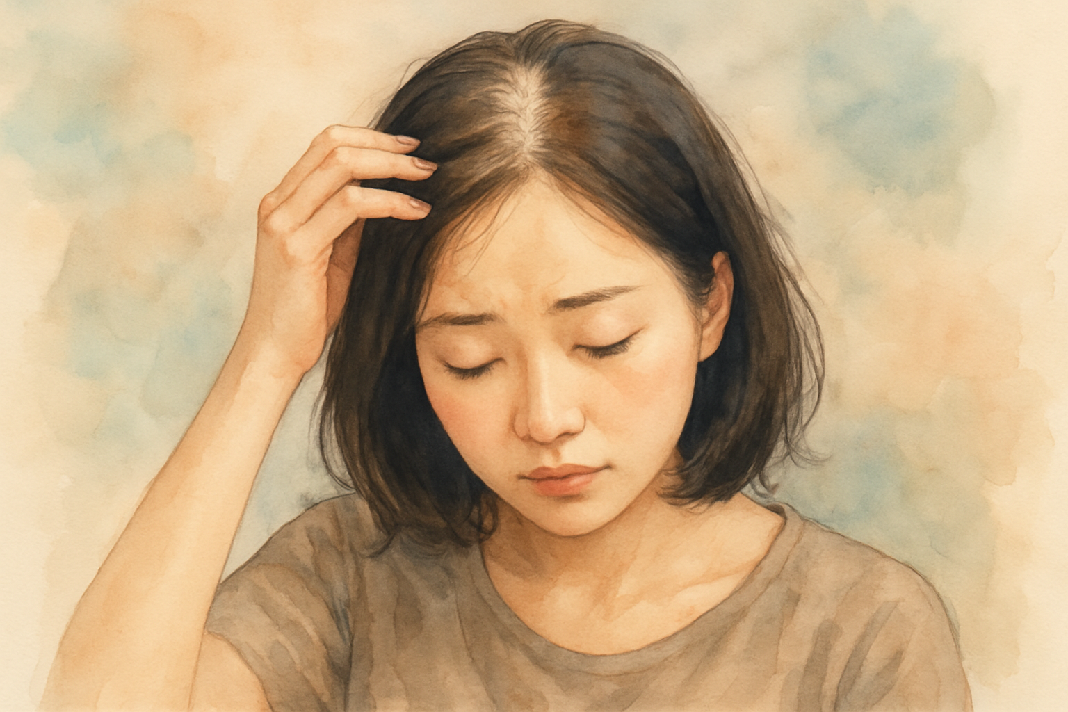 女性の薄毛の症状と特徴について