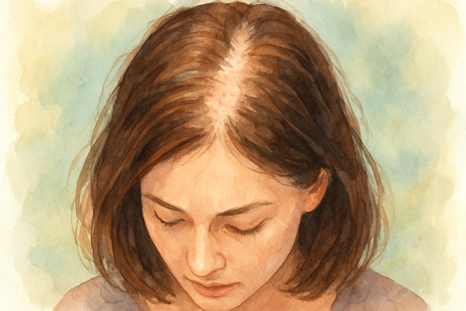 女性の頭頂部が薄毛になる主な原因