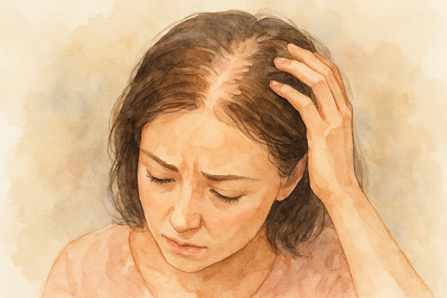 女性の頭頂部薄毛の原因を理解するための具体例