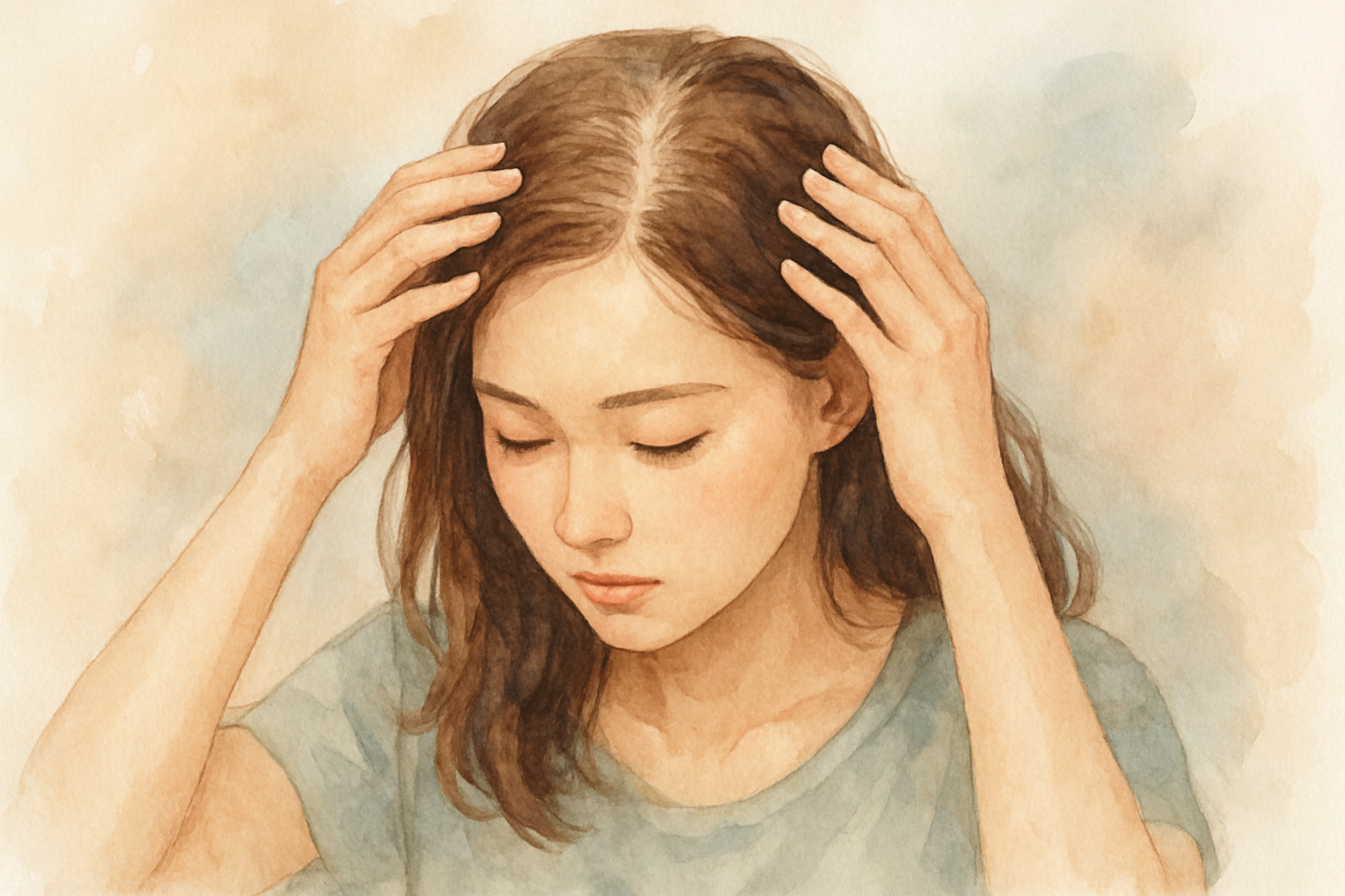 女性の頭頂部の薄毛対策、まず何をすべき?