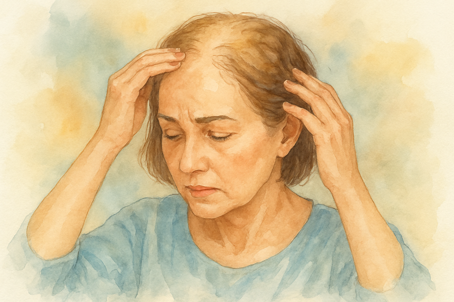 年配女性の薄毛は適切なケアで改善できる可能性があります