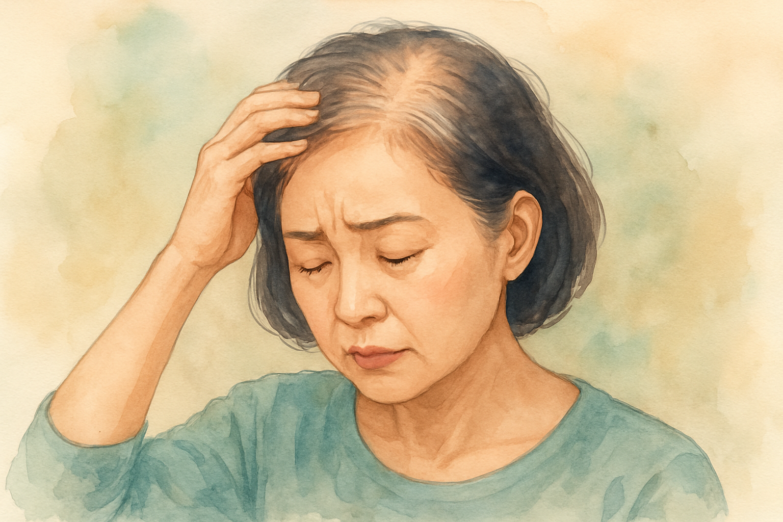なぜ年配女性は薄毛になりやすいのでしょうか