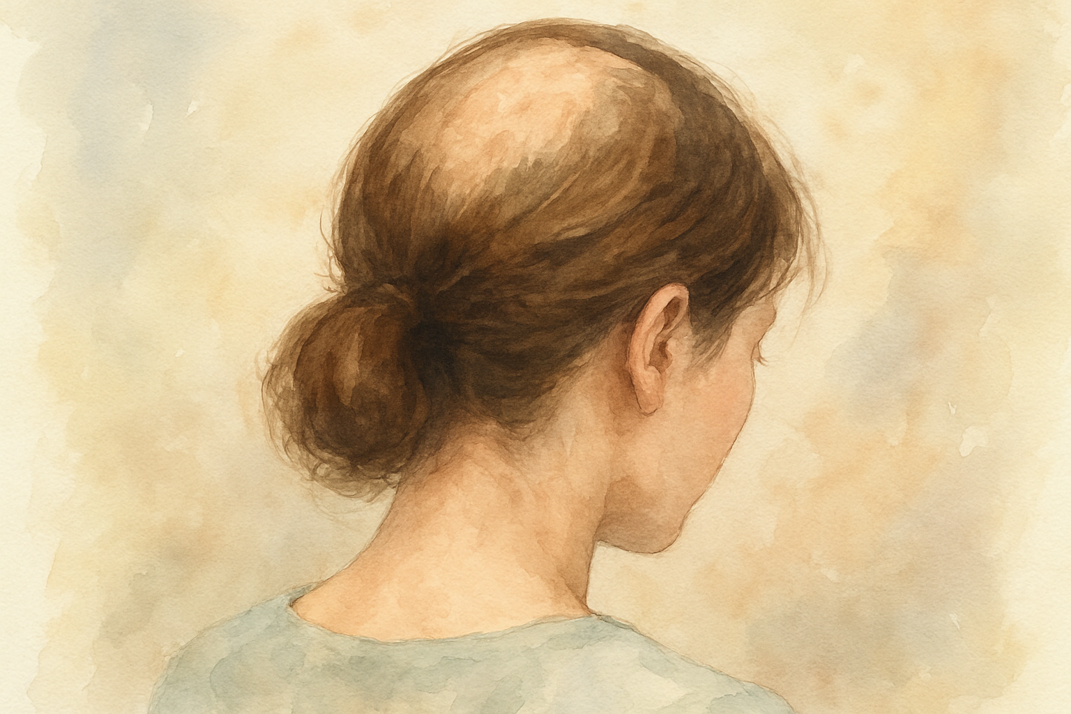 女性の後頭部の薄毛、こんな状態の方が増えています