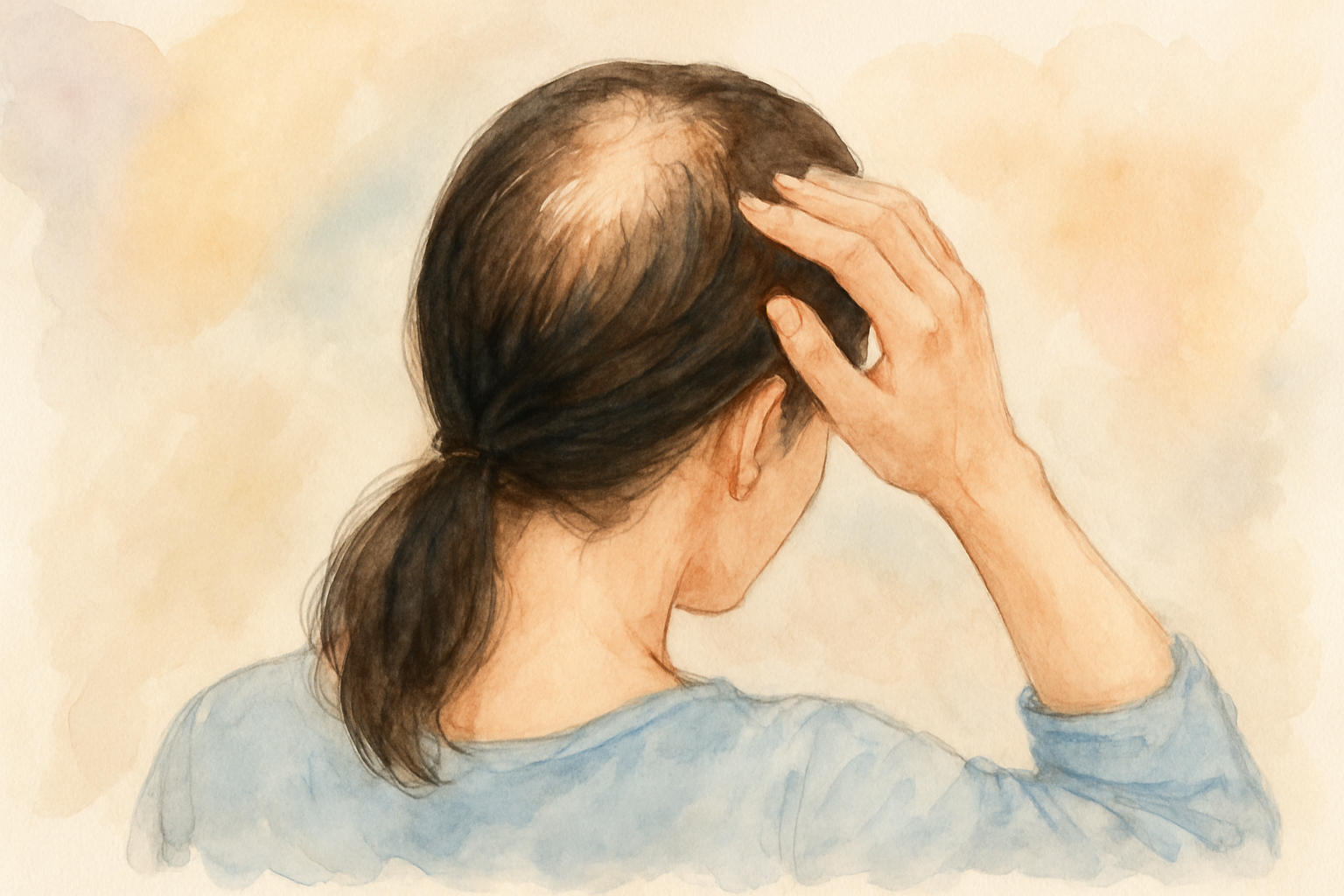 なぜ女性の後頭部は薄毛になるのでしょうか？