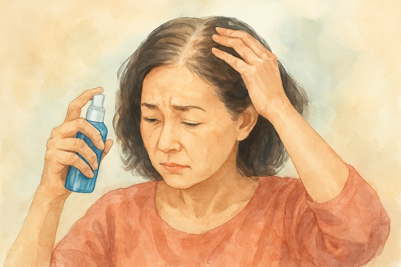 更年期の女性の薄毛には育毛剤が効果的です