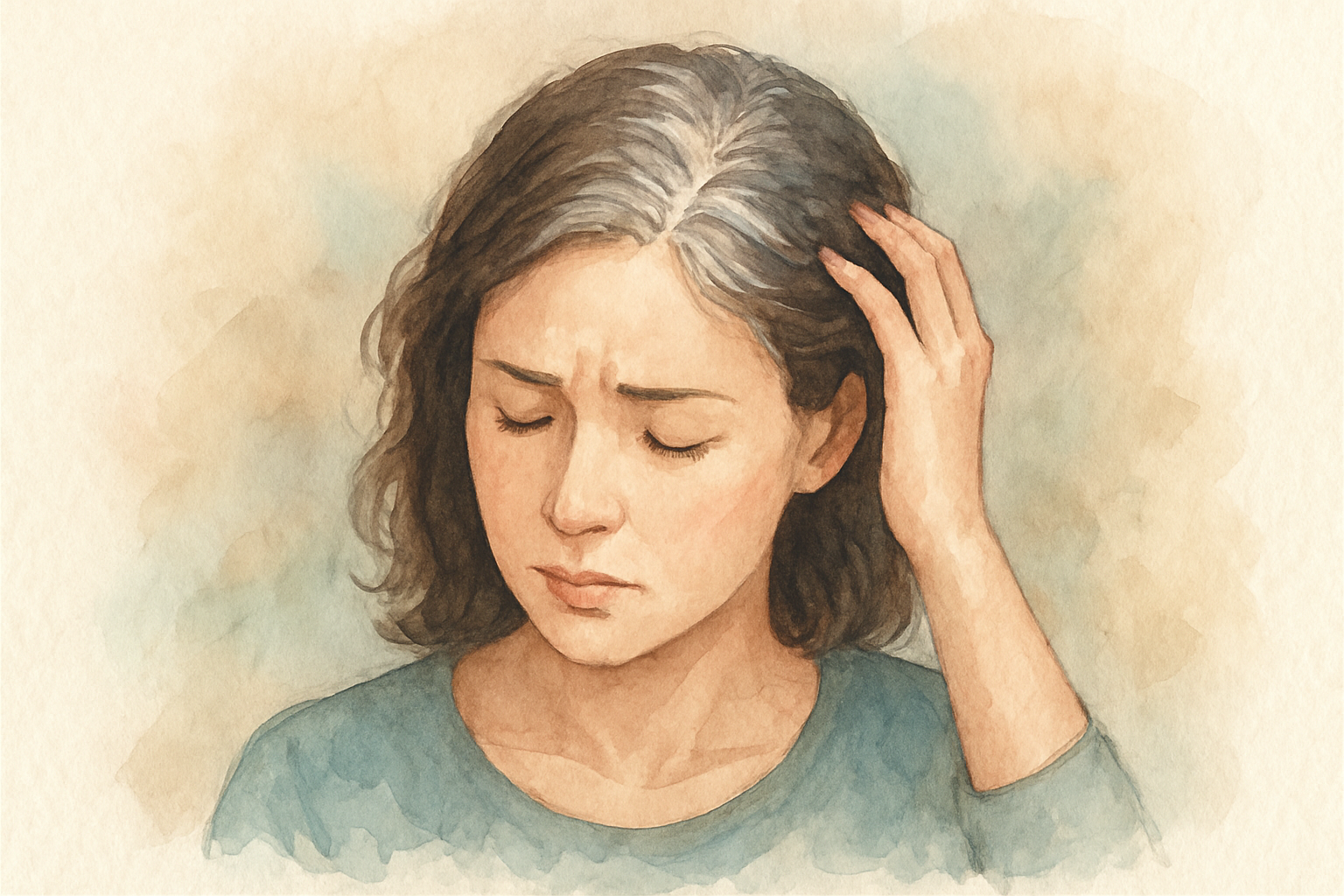 薄毛と白髪を悪化させやすい習慣とは