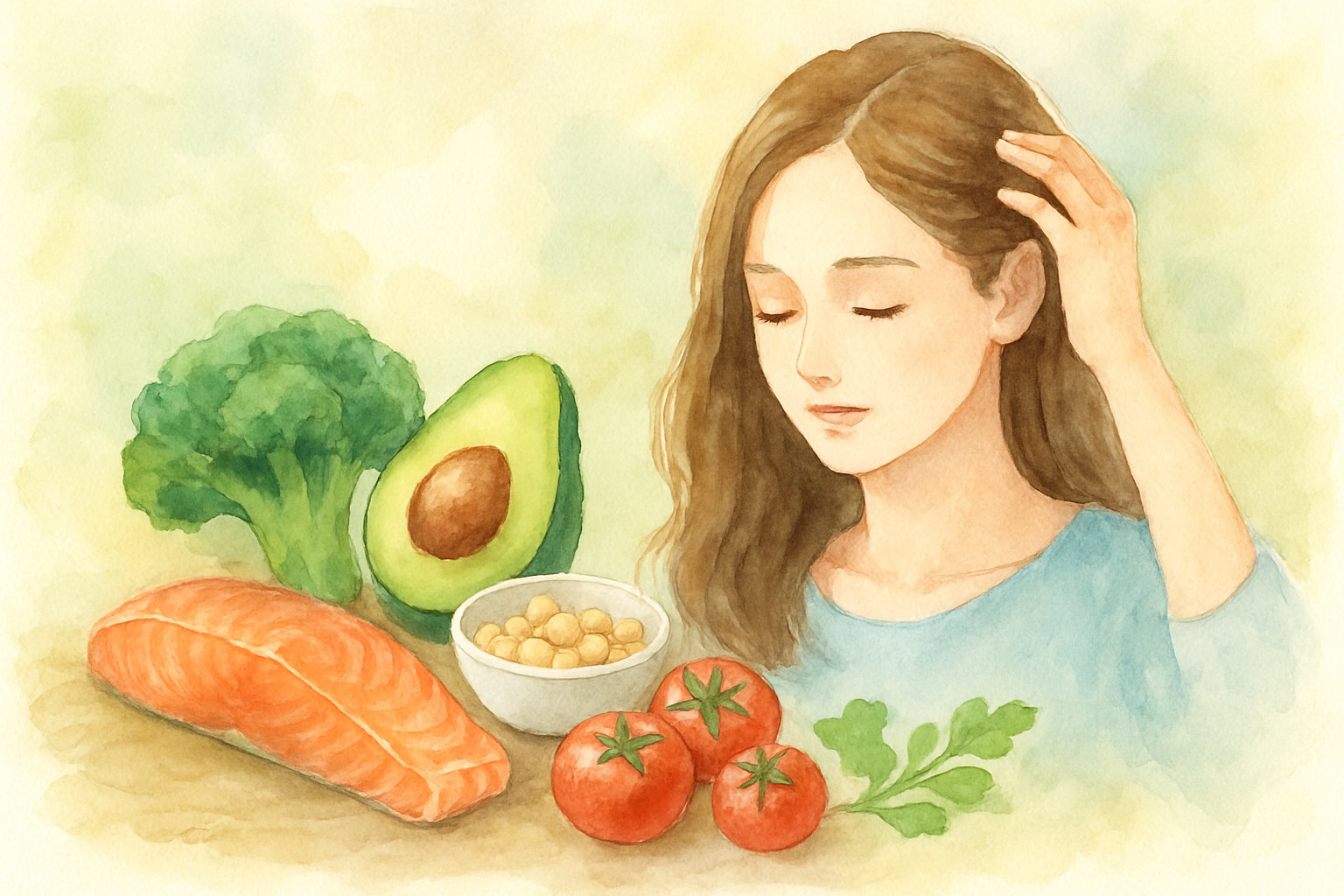 なぜ食べ物が女性の薄毛に関係するの?