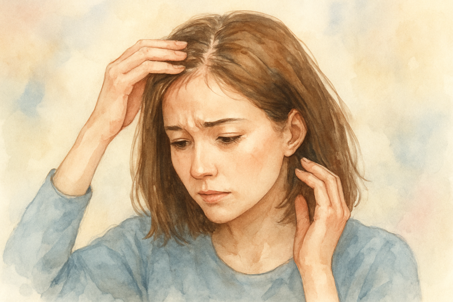 女性の薄毛の主な原因とは