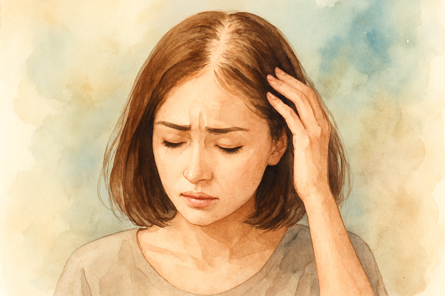女性の薄毛の原因とメカニズム
