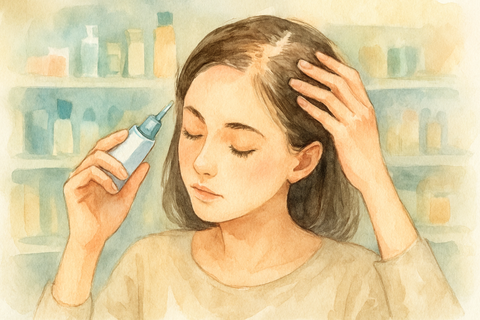 ドラッグストアで買える女性用育毛剤・発毛剤の具体例