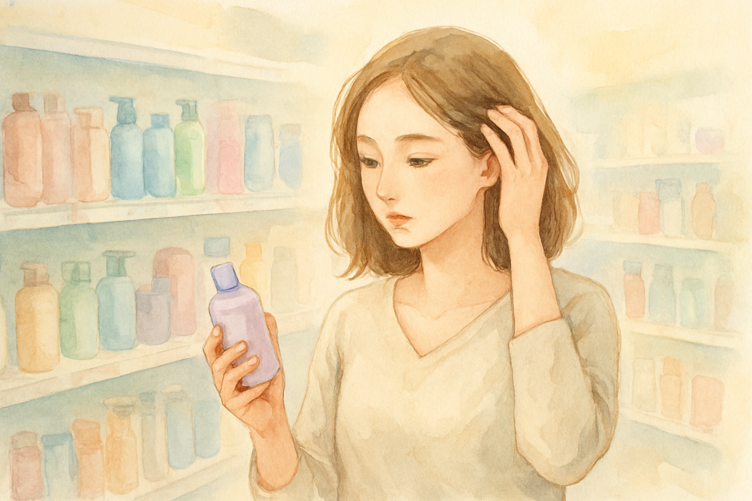 ドラッグストアでの女性用育毛剤の選び方
