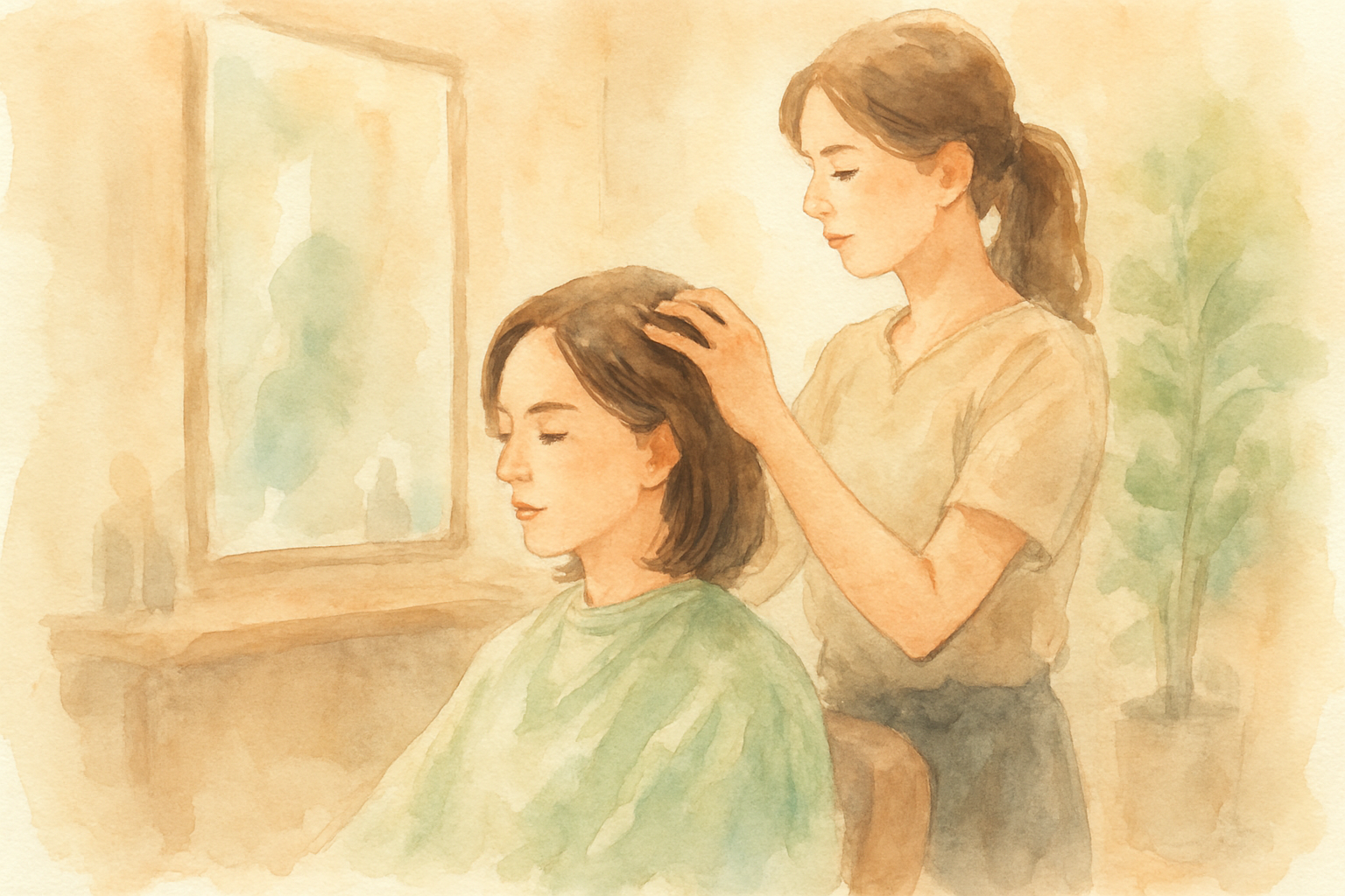 美容室で受けられる薄毛ケアの種類