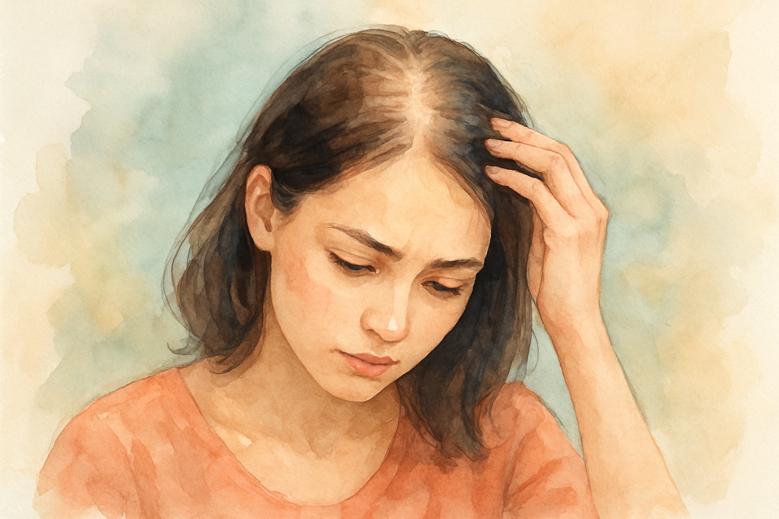20代女性の頭頂部薄毛は改善できる可能性が高い