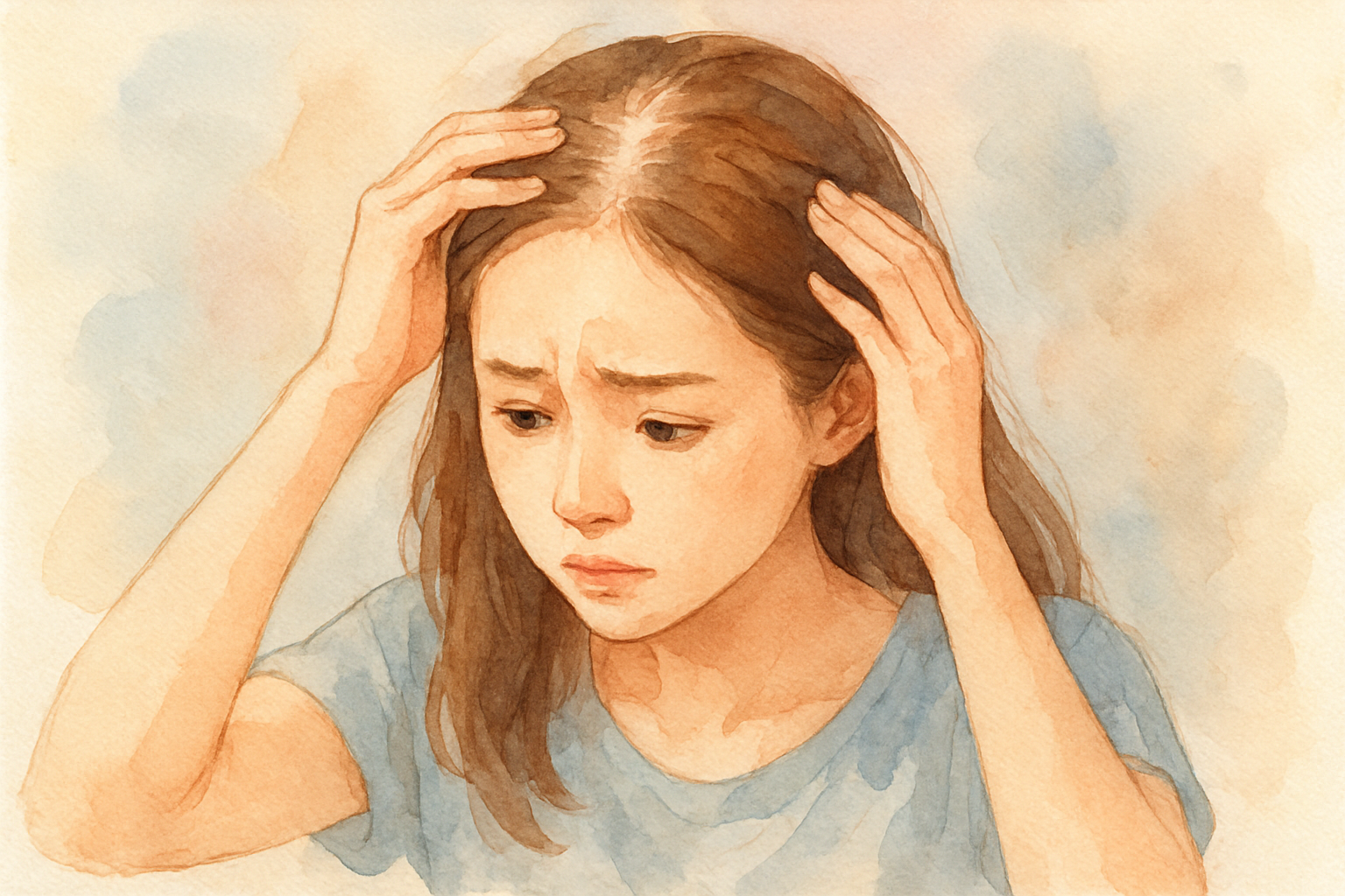 今日からできる頭頂部薄毛の対策