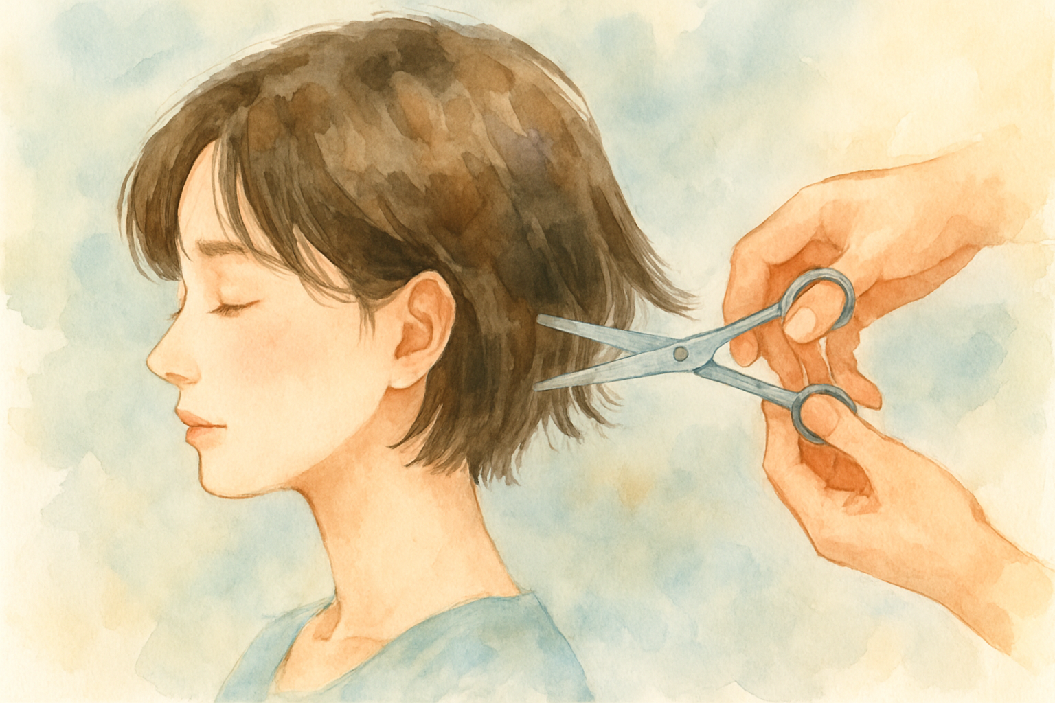 セルフカットでショートにする際の注意点