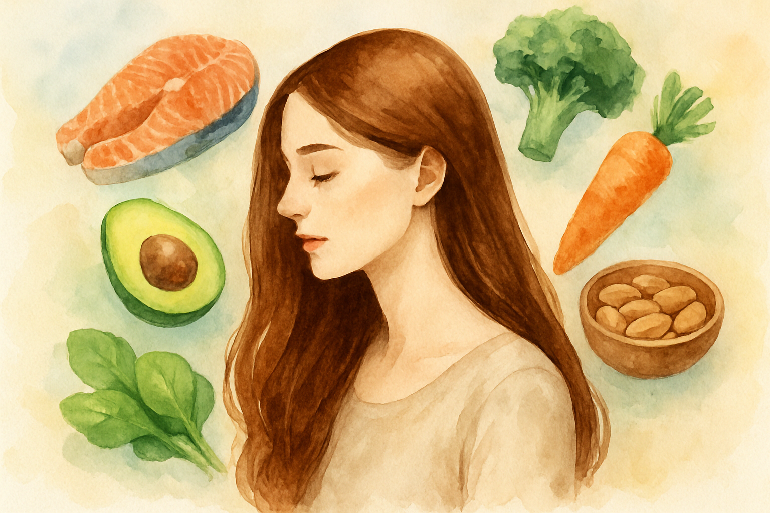 なぜ食べ物で髪を太くすることができるの?