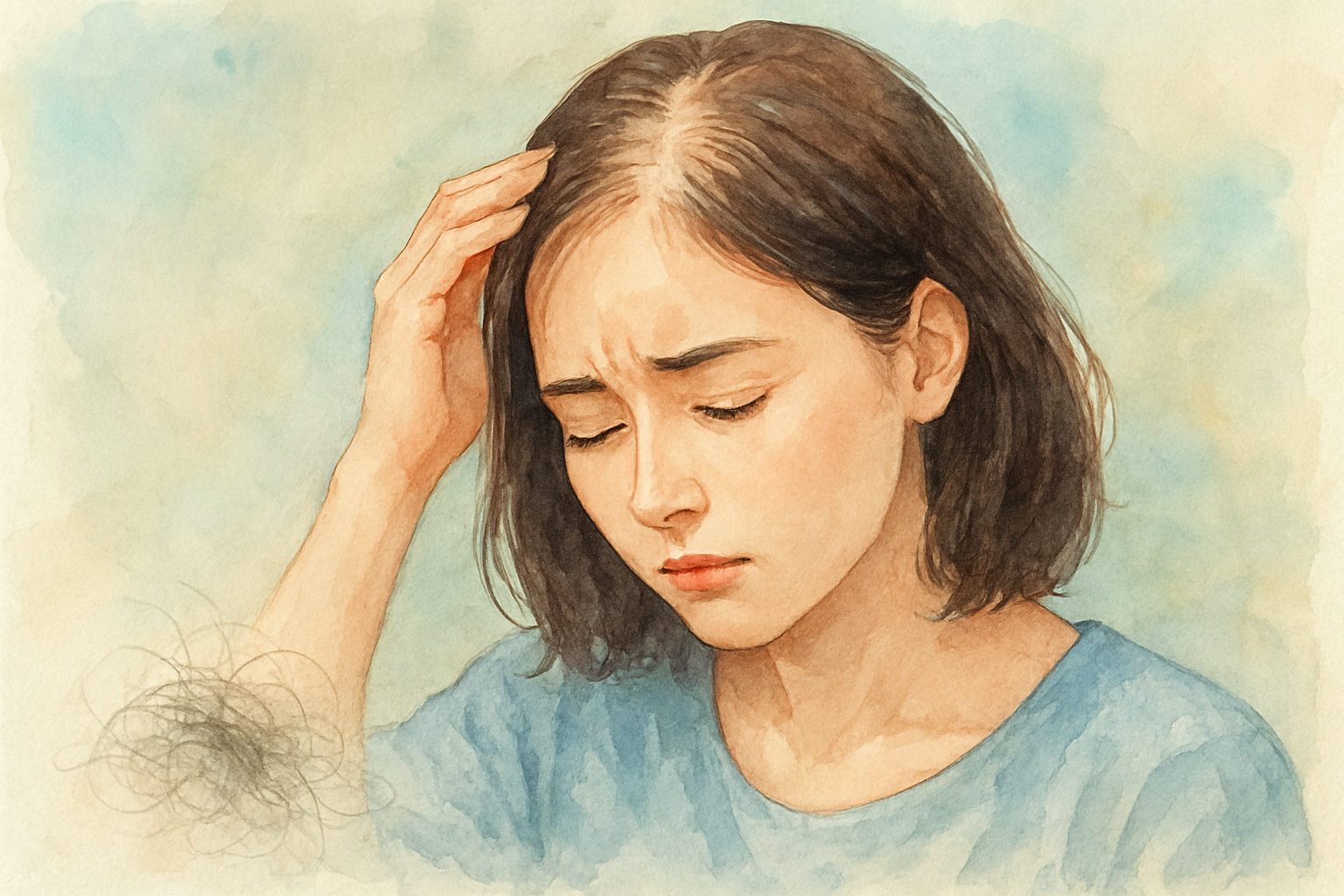 びまん性脱毛症とは?女性に多い薄毛の特徴