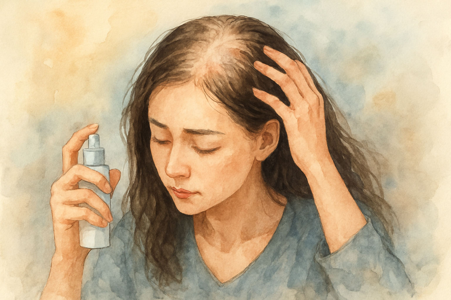 びまん性脱毛症の女性には早期対策がとても大切です