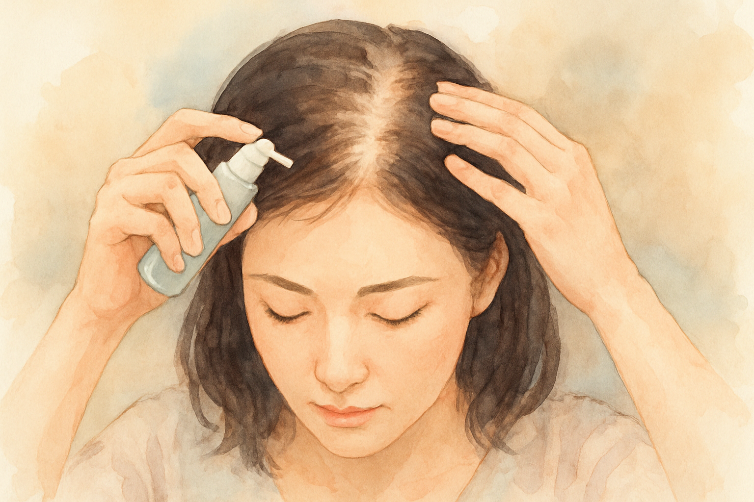 びまん性脱毛症には医薬品成分配合の発毛剤が効果的
