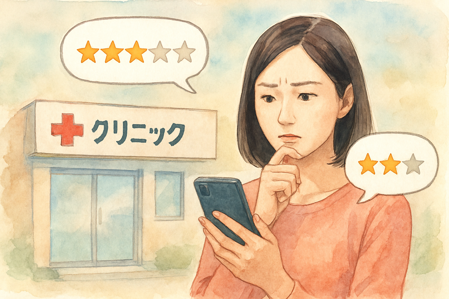 クリニックフォア新橋の口コミは全体的に高評価だけど賛否両論あり