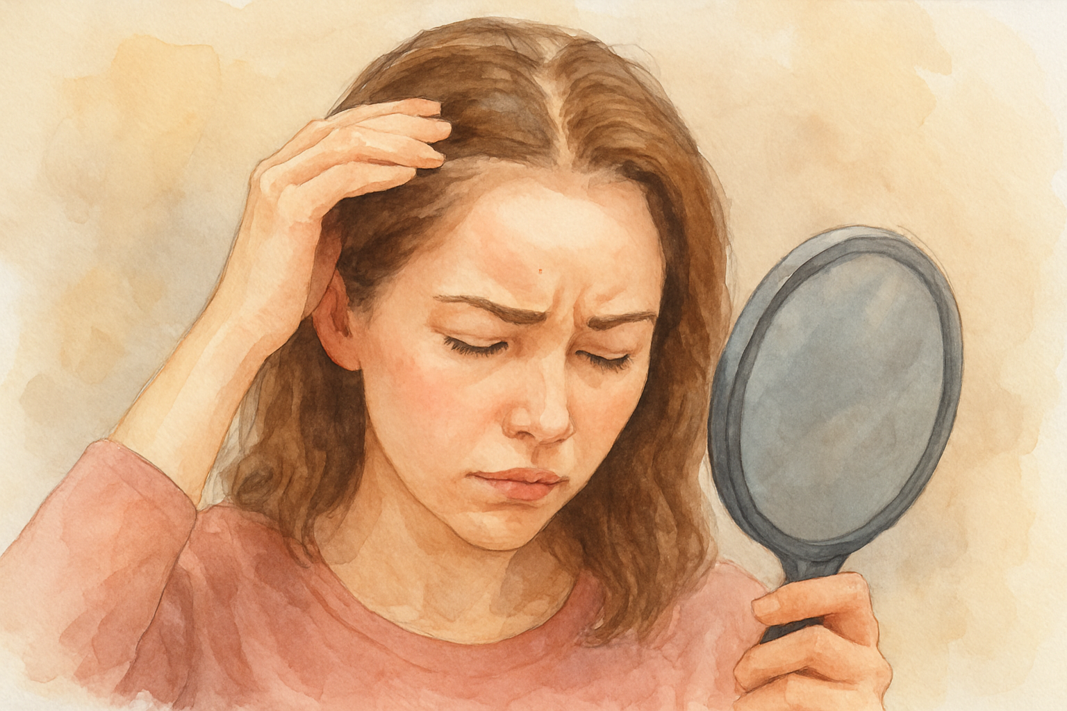 女性のM字はげは「改善の可能性がある」薄毛です