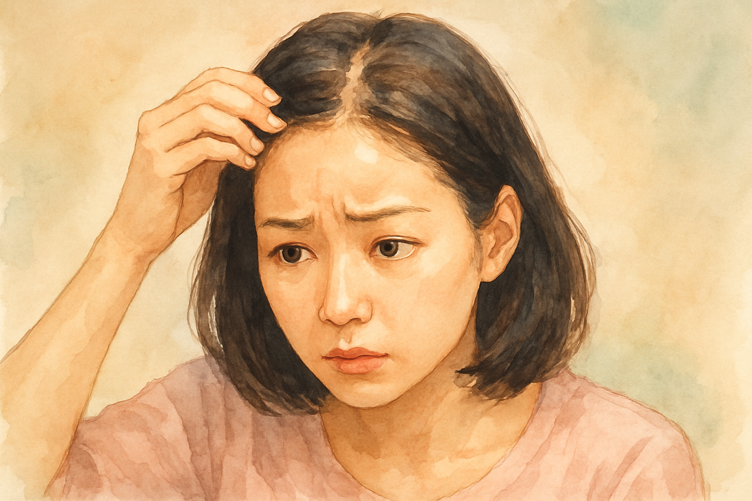 女性のM字はげは、男性だけの悩みじゃなかった