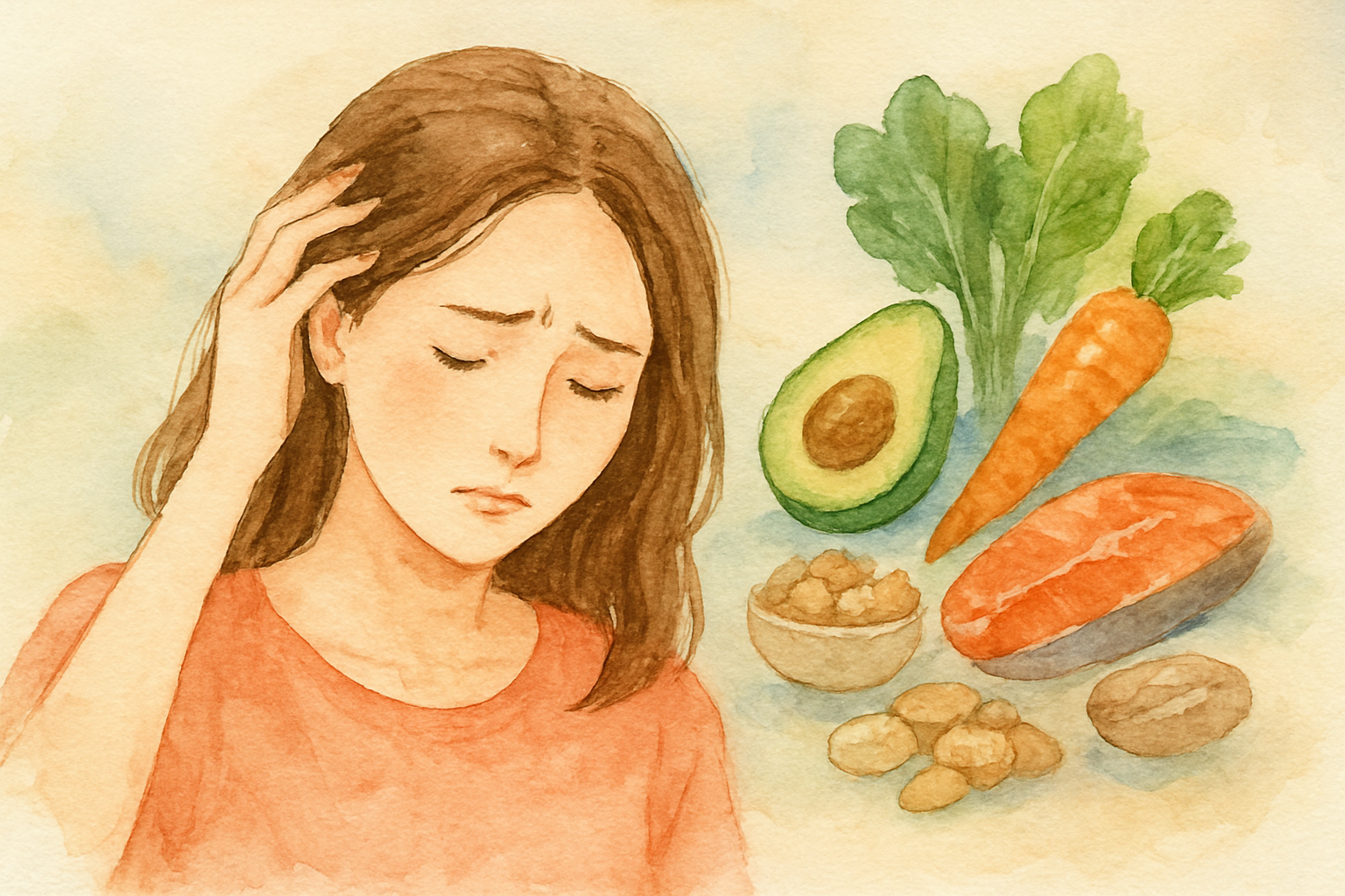 食べ物で女性の薄毛が改善することはあるの?結論をお伝えします