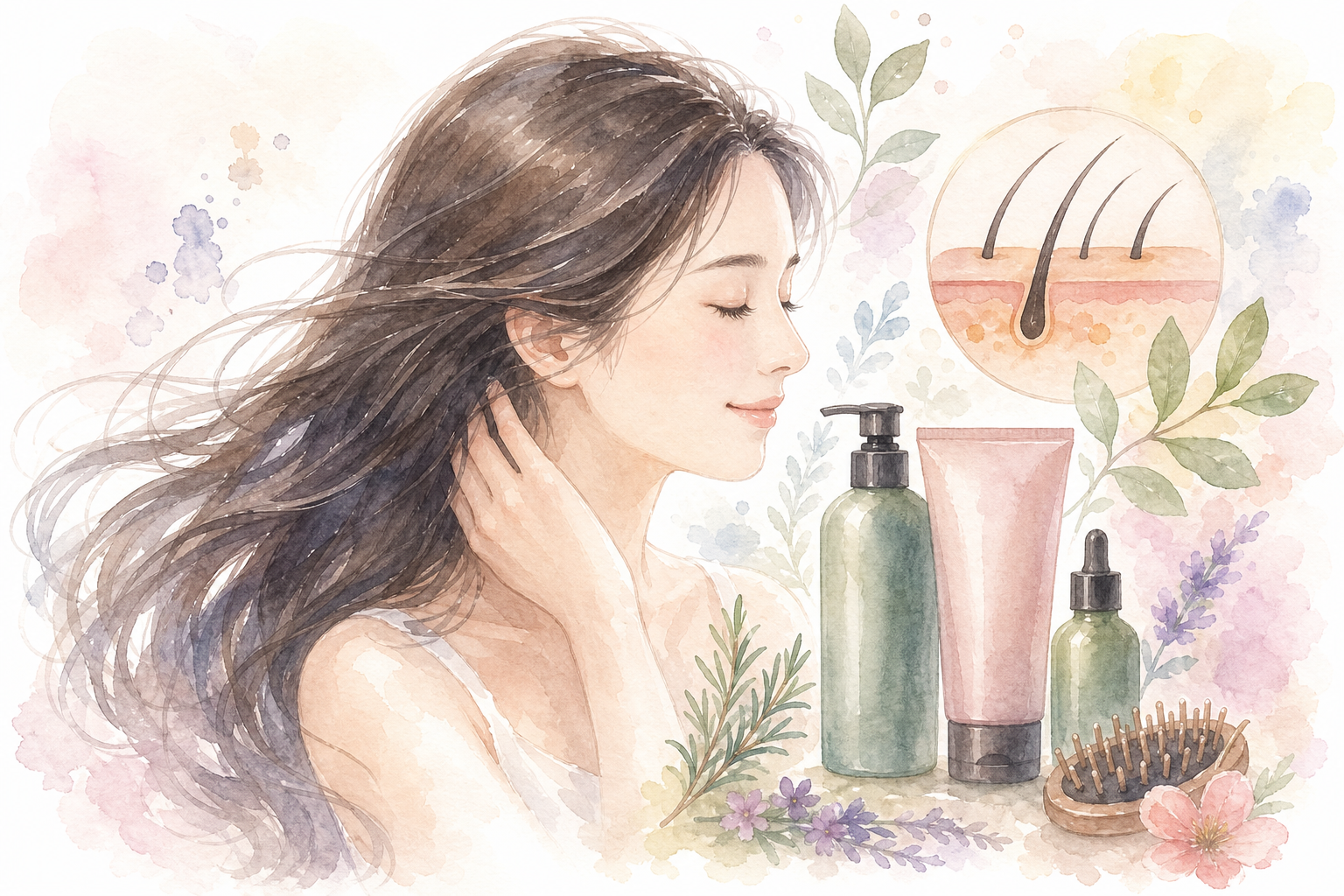女性の薄毛ケアは「トリートメント+頭皮ケア」のセットが正解