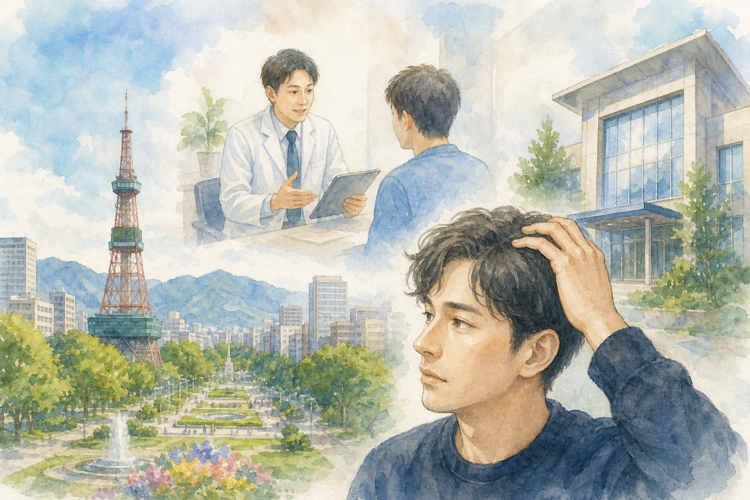 札幌には薄毛・AGA治療の専門クリニックが充実しています