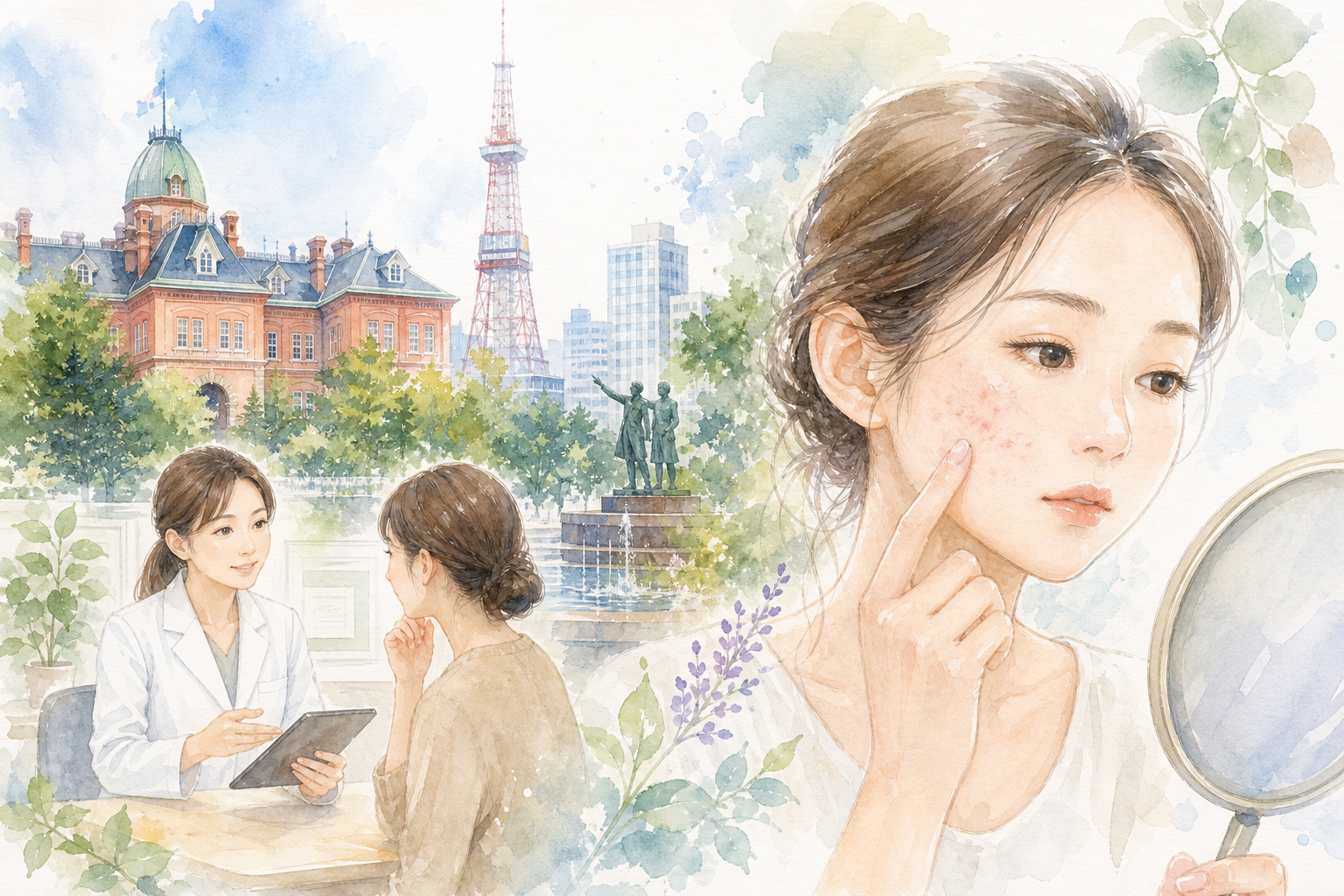 札幌の肌荒れにおすすめの皮膚科、まず結論をお伝えします