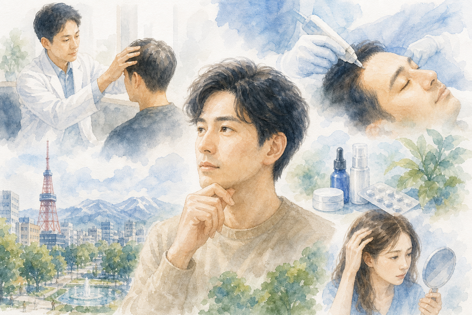 札幌の薄毛治療クリニック、具体的にどんな選択肢がある?