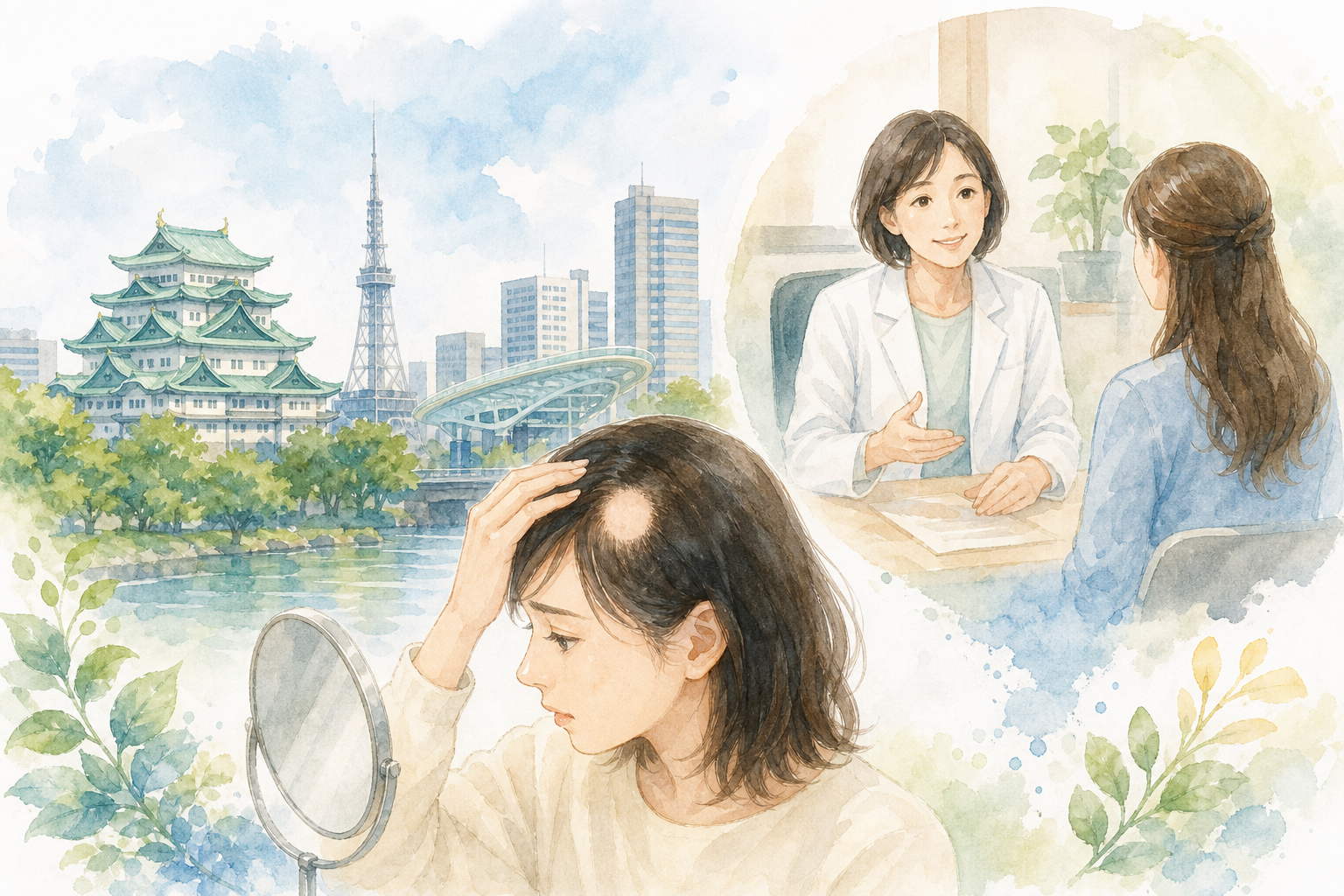 名古屋で評判の良い円形脱毛症クリニックの具体例