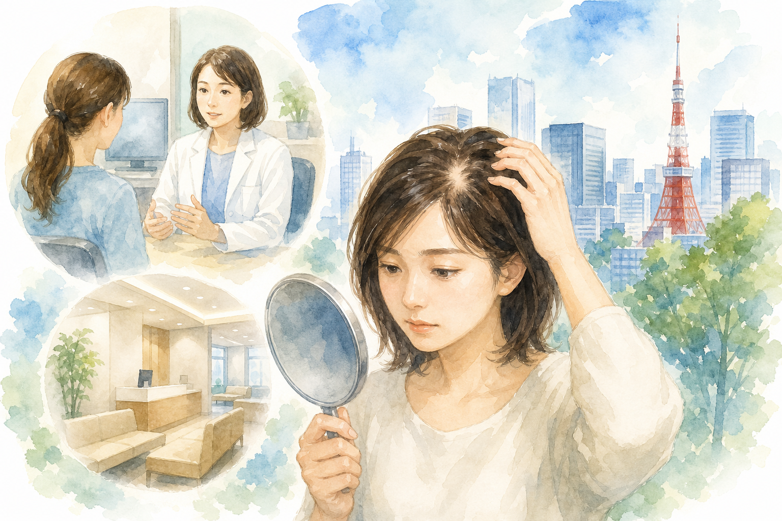 東京で評判の良い円形脱毛症クリニックの具体例