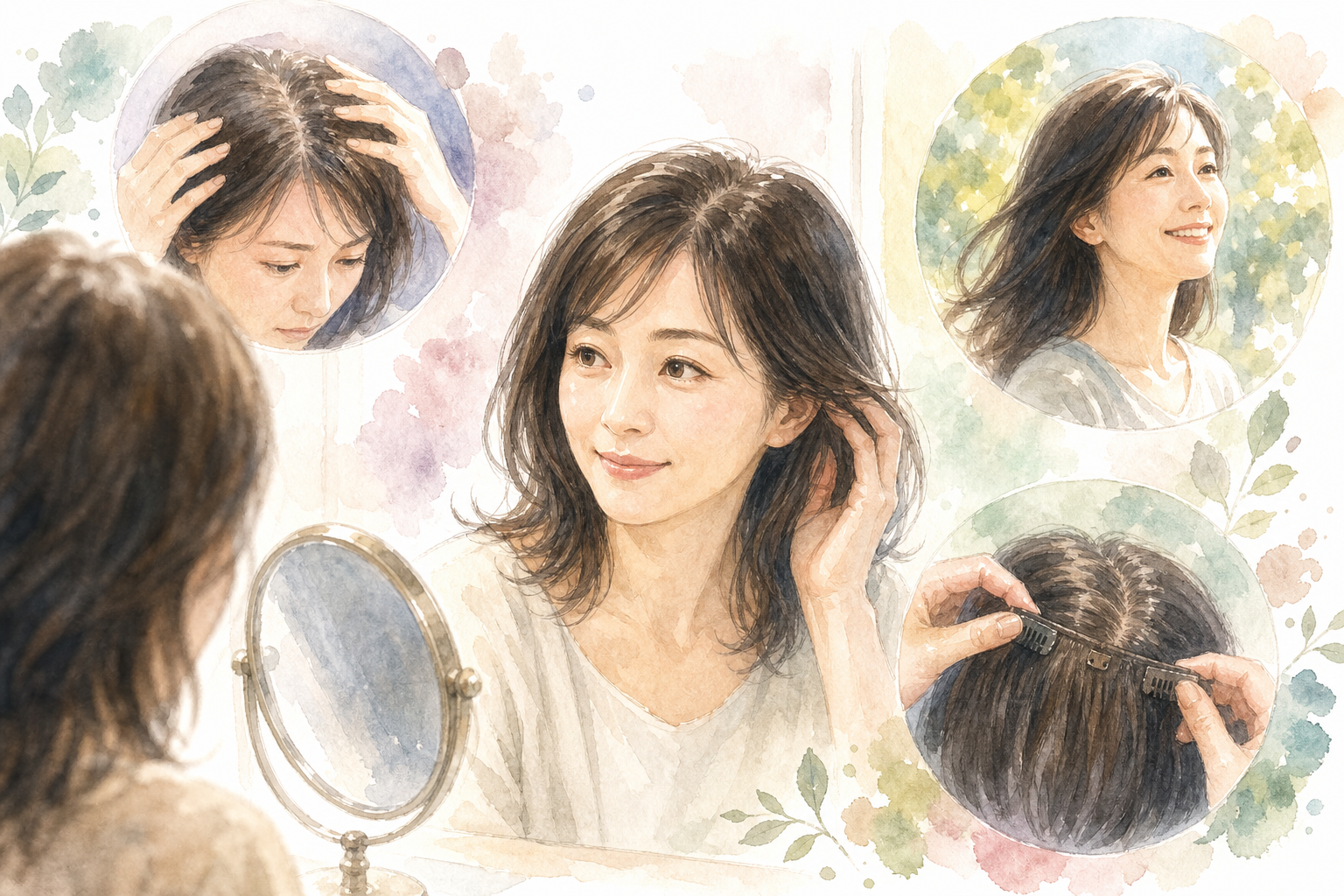 40代女性の薄毛にエクステは有効な即効策になり得ます