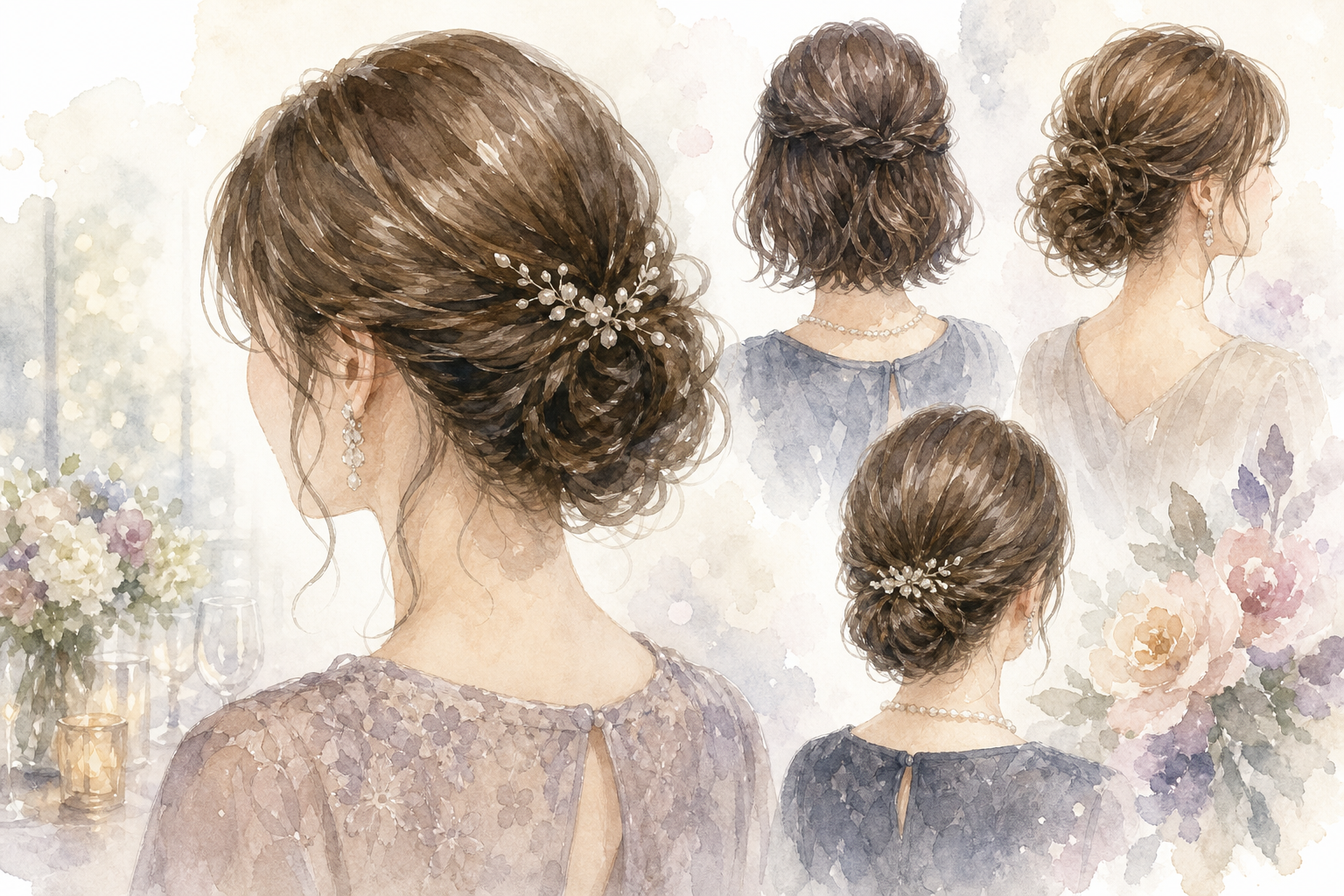 なぜ40代の結婚式ヘアには「上品さ×抜け感」が大切なの?