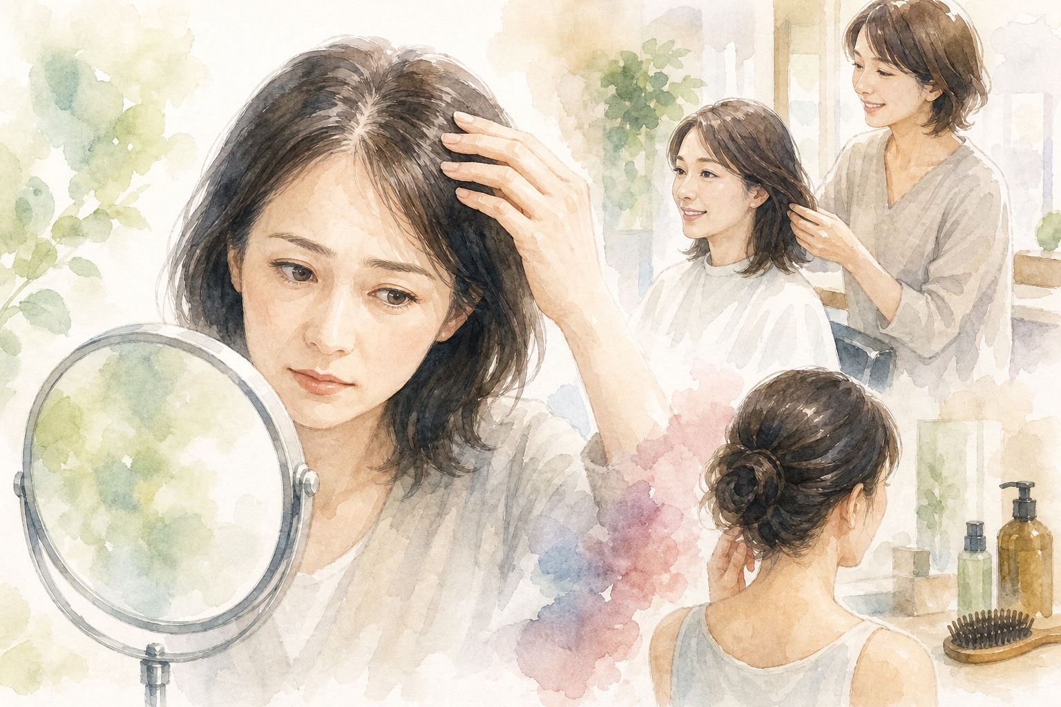 なぜ40代女性に薄毛が増えるのか、原因を理解しておきましょう