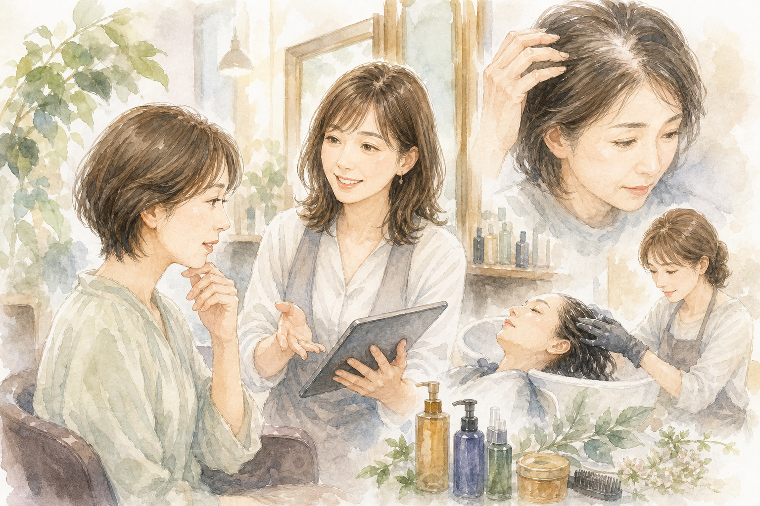 美容師さんに相談すると何をしてもらえる？具体的な内容