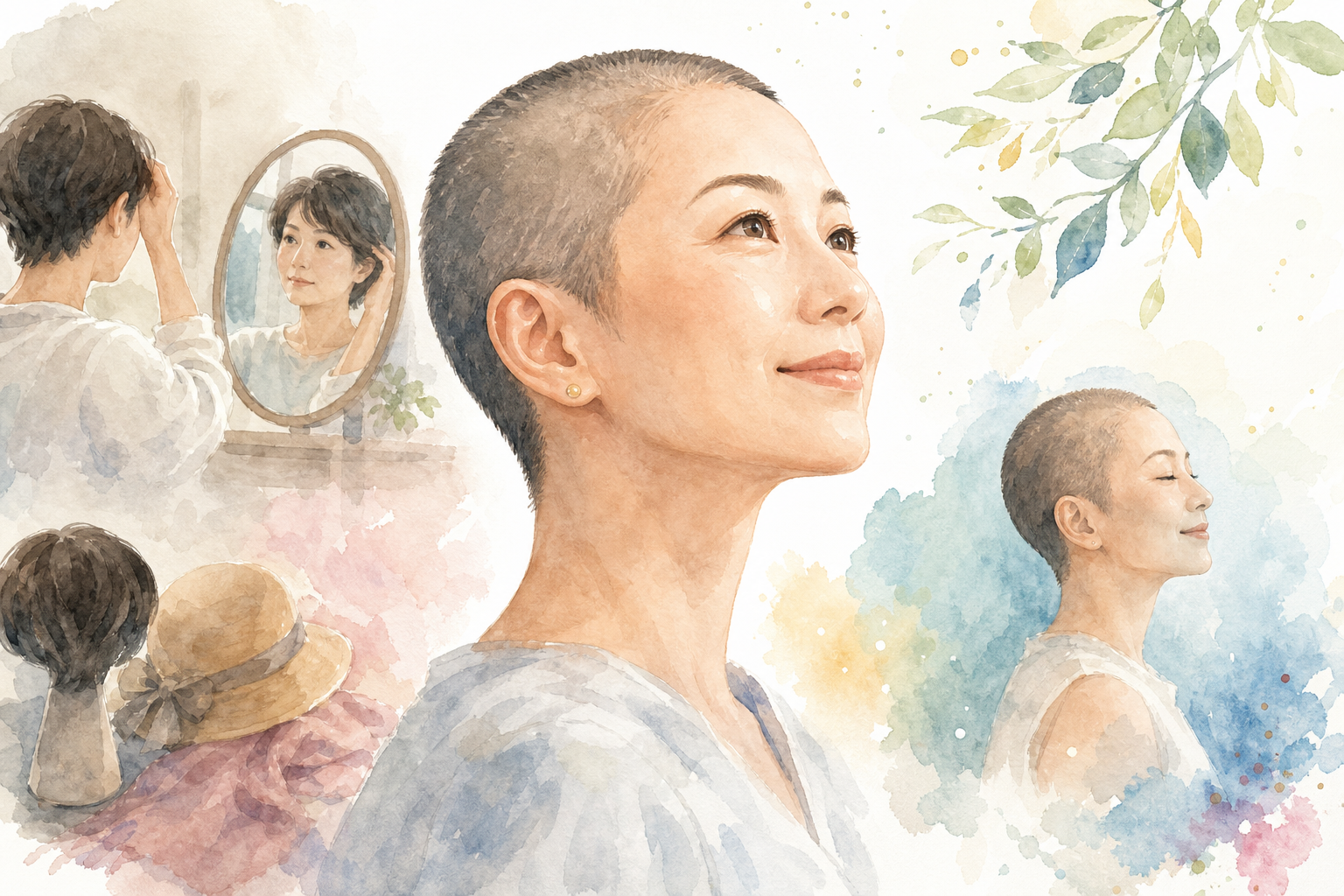 40代女性の薄毛に「坊主」は前向きな選択肢になりえます