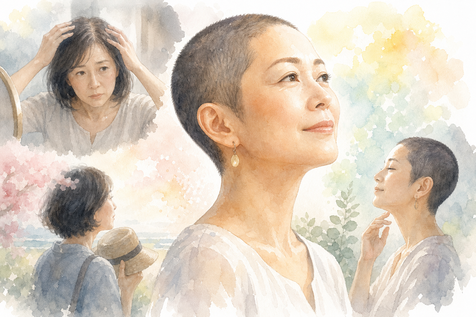 坊主という選択肢が40代薄毛女性に向いている理由