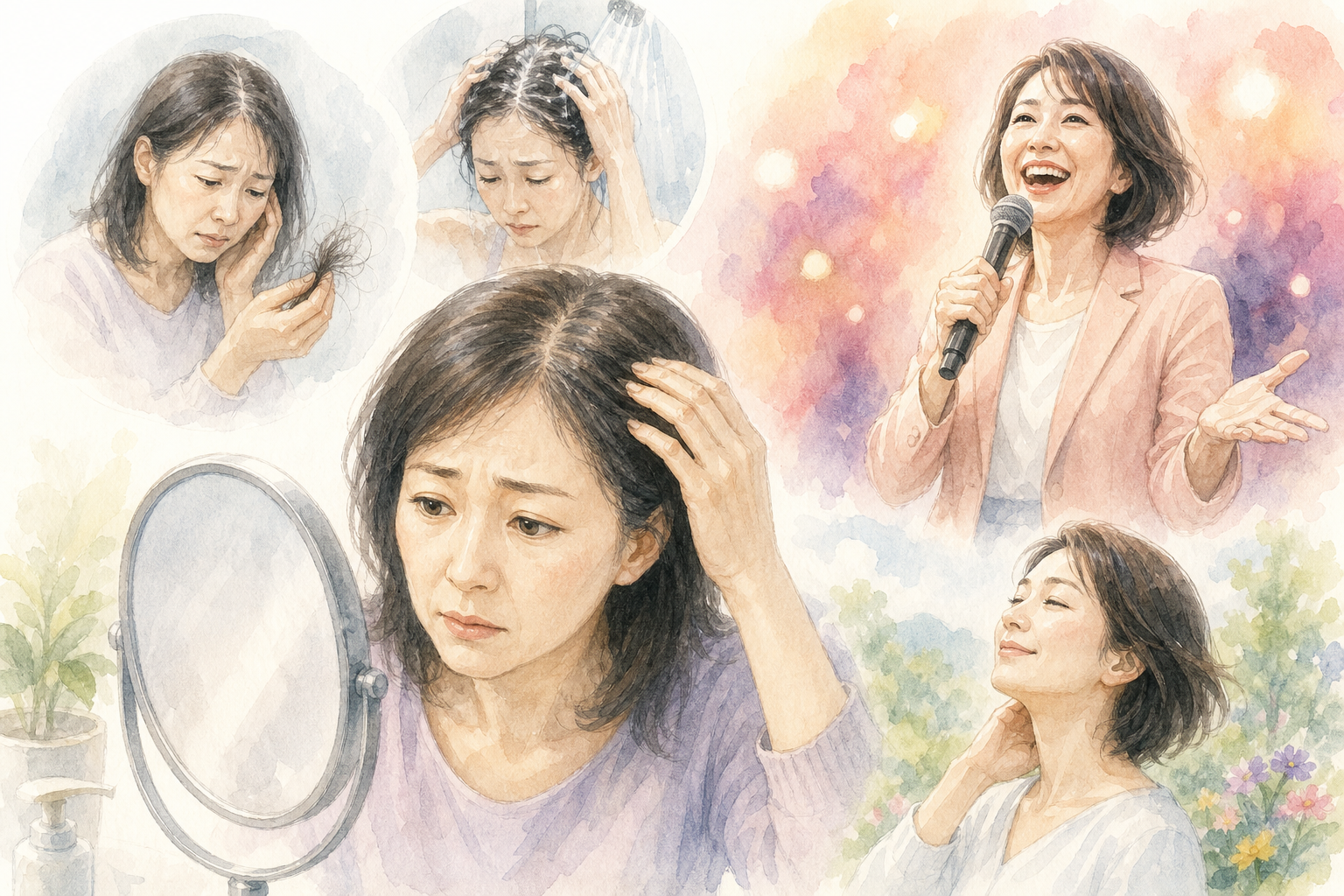 なぜ40代女性に薄毛が増えるのか、その理由を知っておきたい