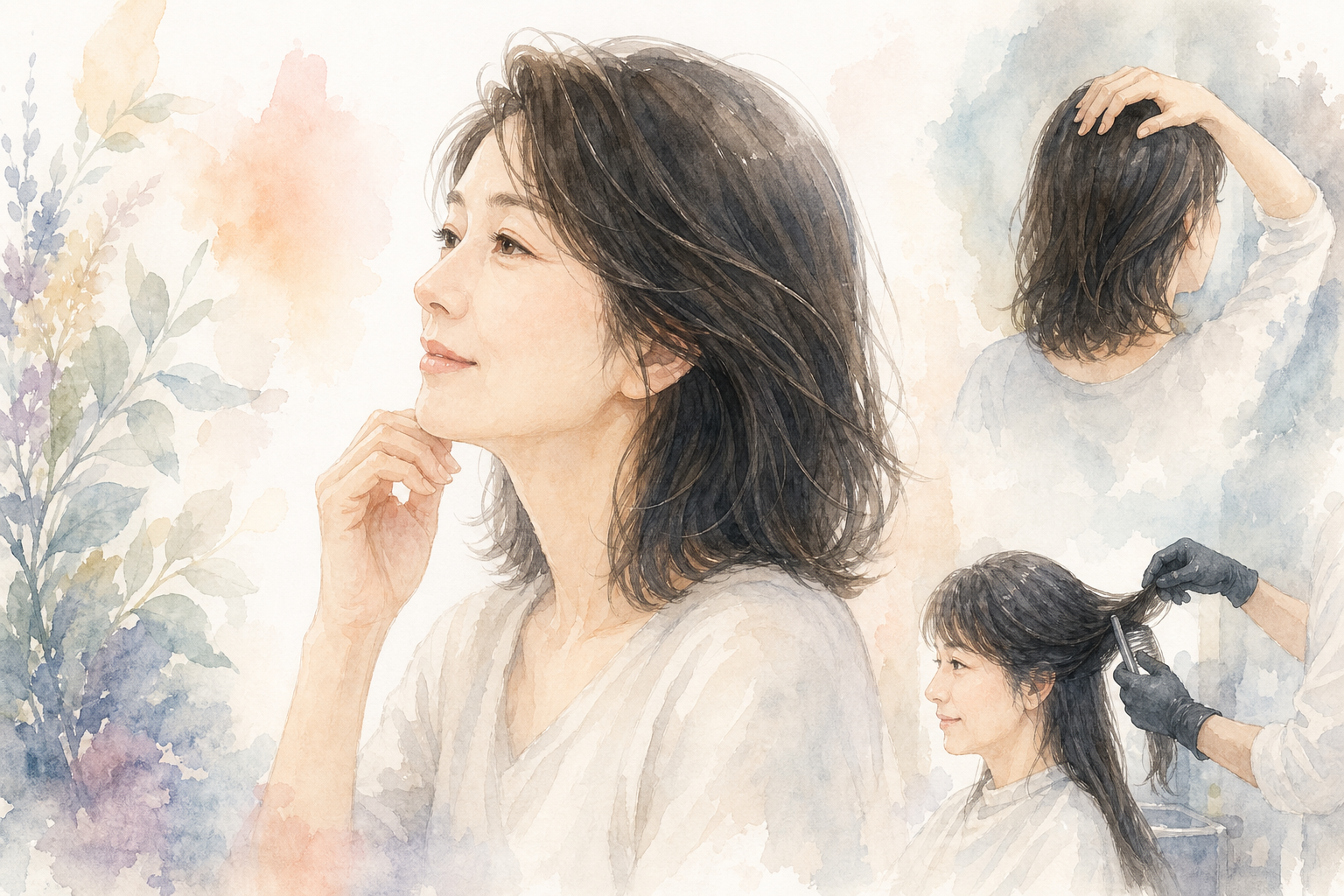 40代薄毛女性でも縮毛矯正はできる――ただし「やり方」が大事