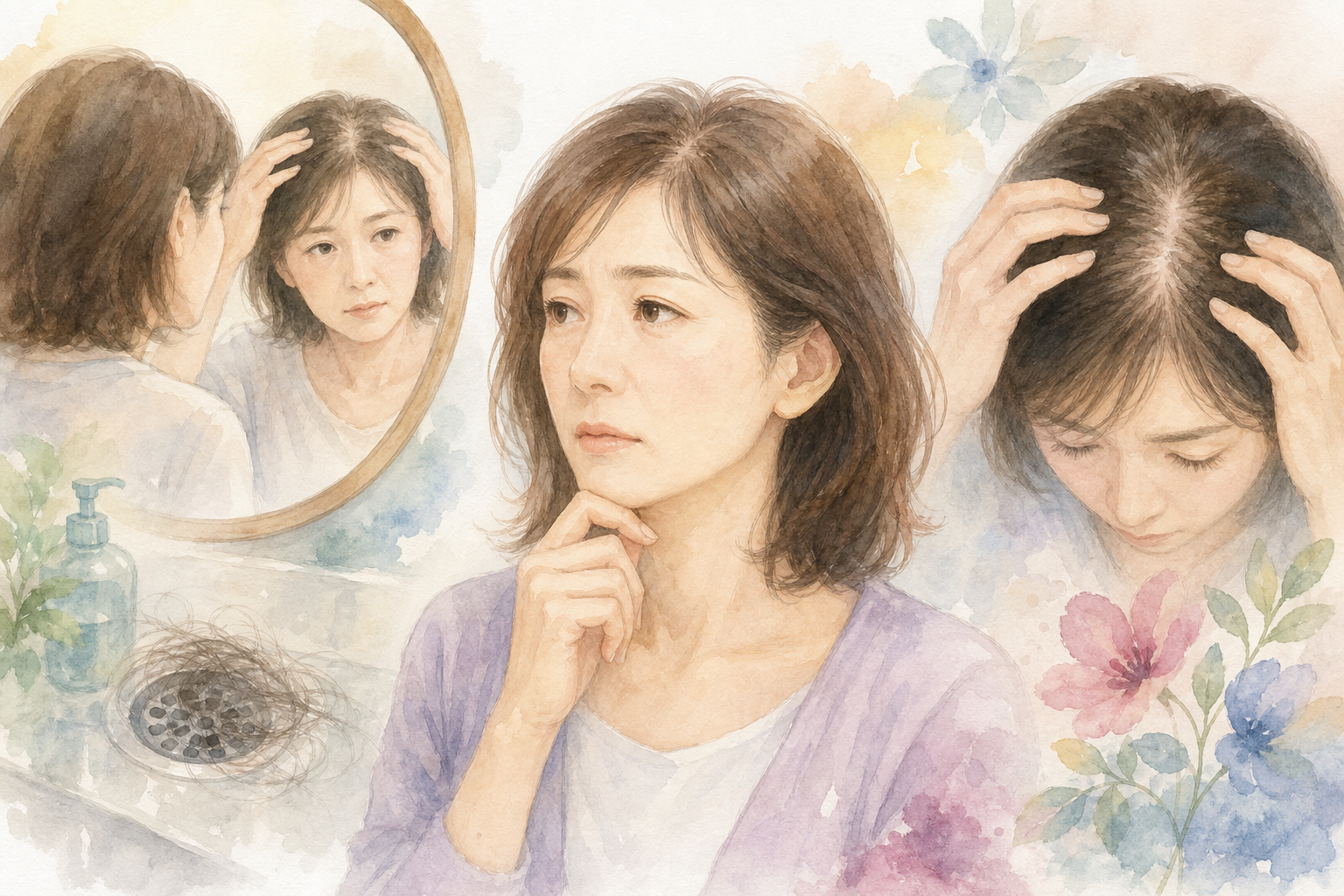 なぜ40代になると急に薄毛が気になりはじめるの?