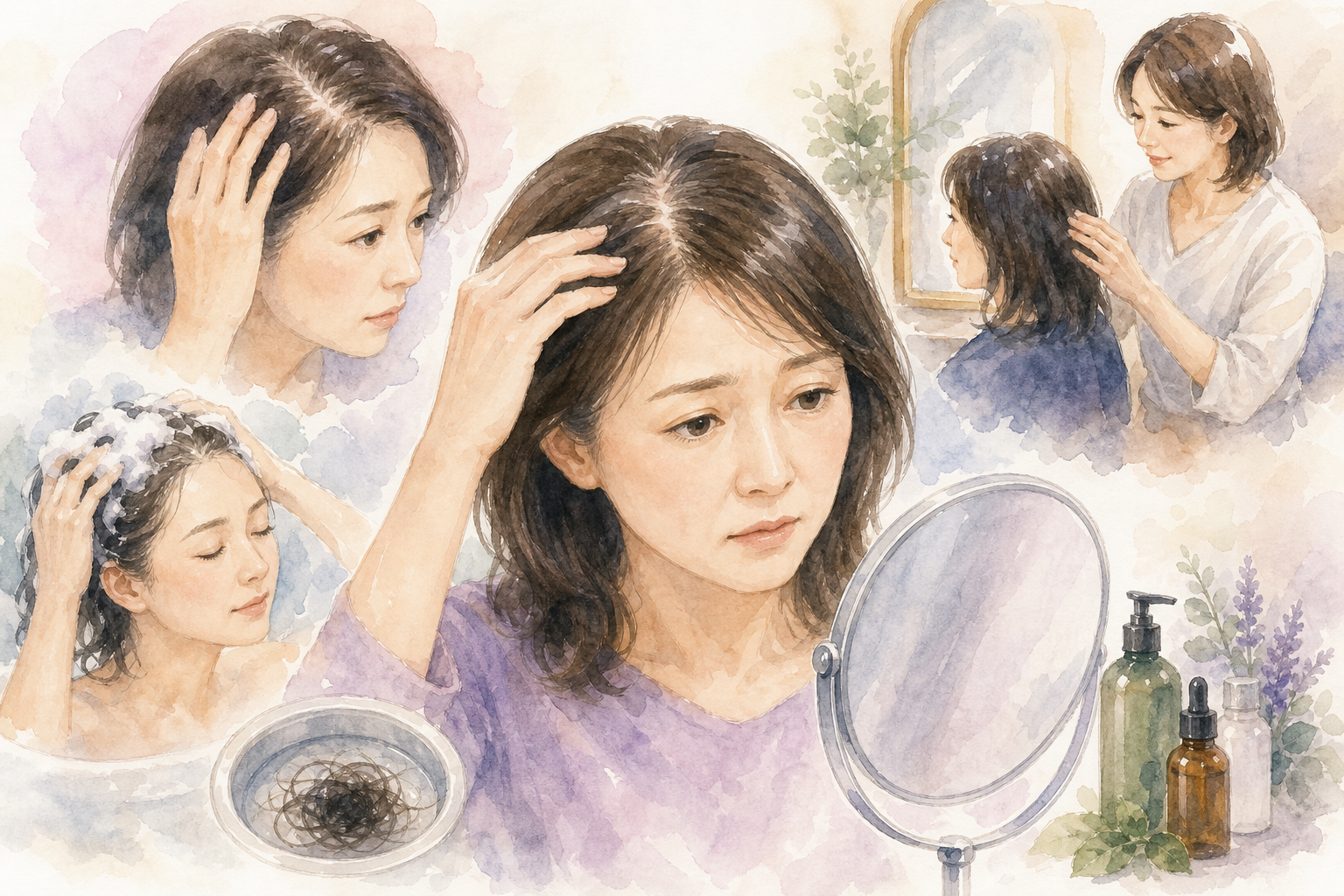 40代女性の薄毛ブログでよく見る「あるある」パターン