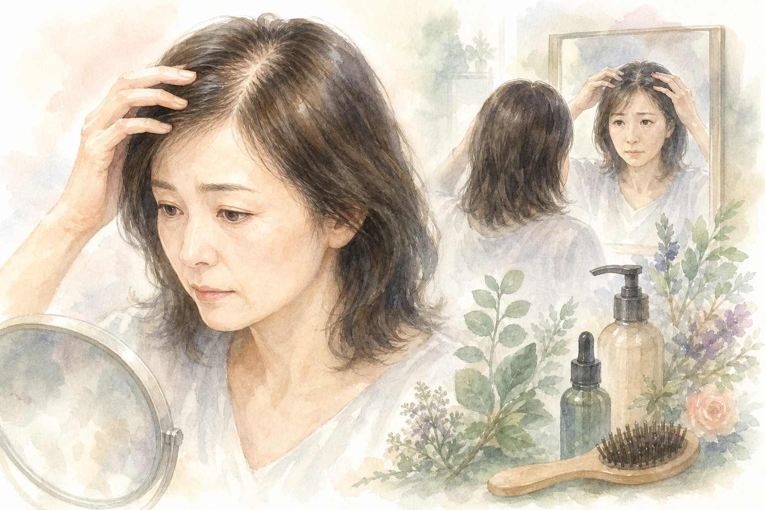 なぜ40代から薄毛になりやすいの?原因を知ると楽になれます