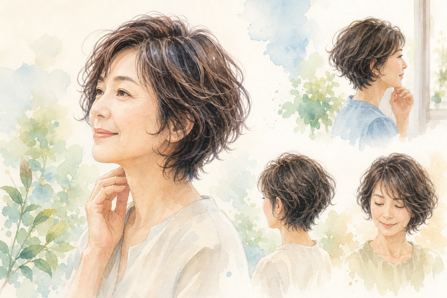 手入れが楽な髪型には「条件」があります