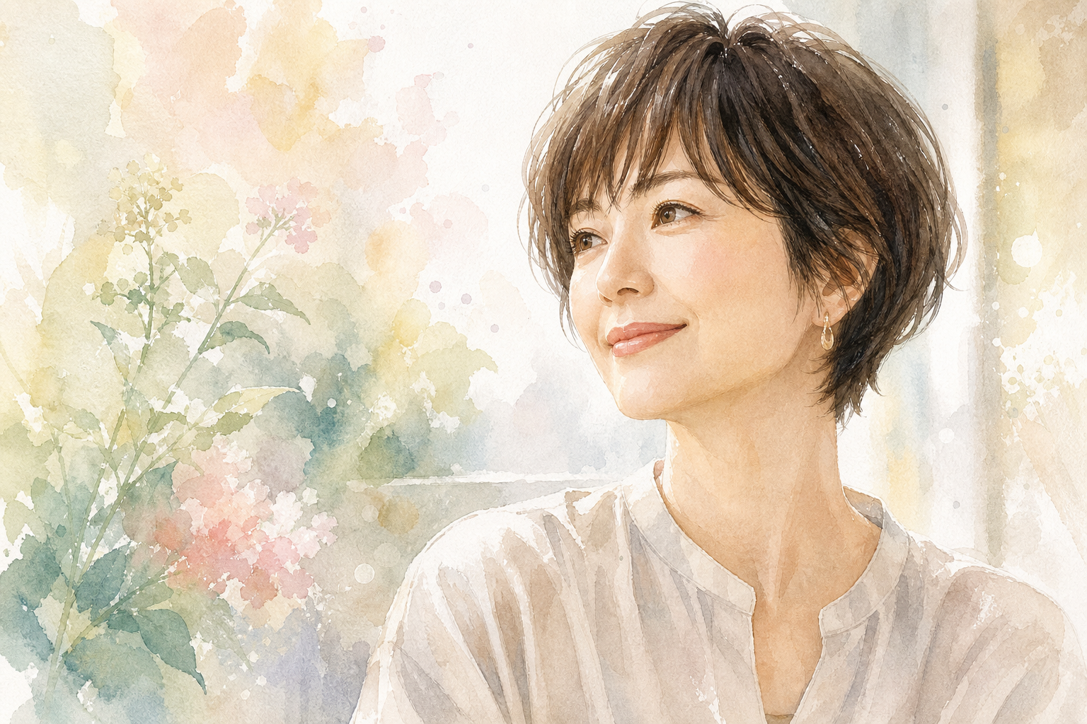 40代の髪型は、前髪ありのショートが"大人可愛い"を叶えてくれる